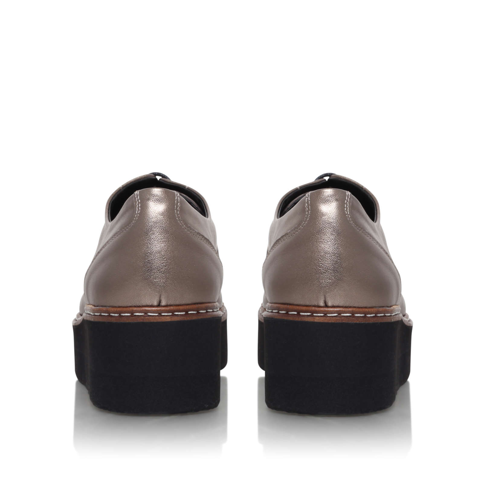 LOVE Carvela Kurt Geiger Love Bronze Leather Flat Formal