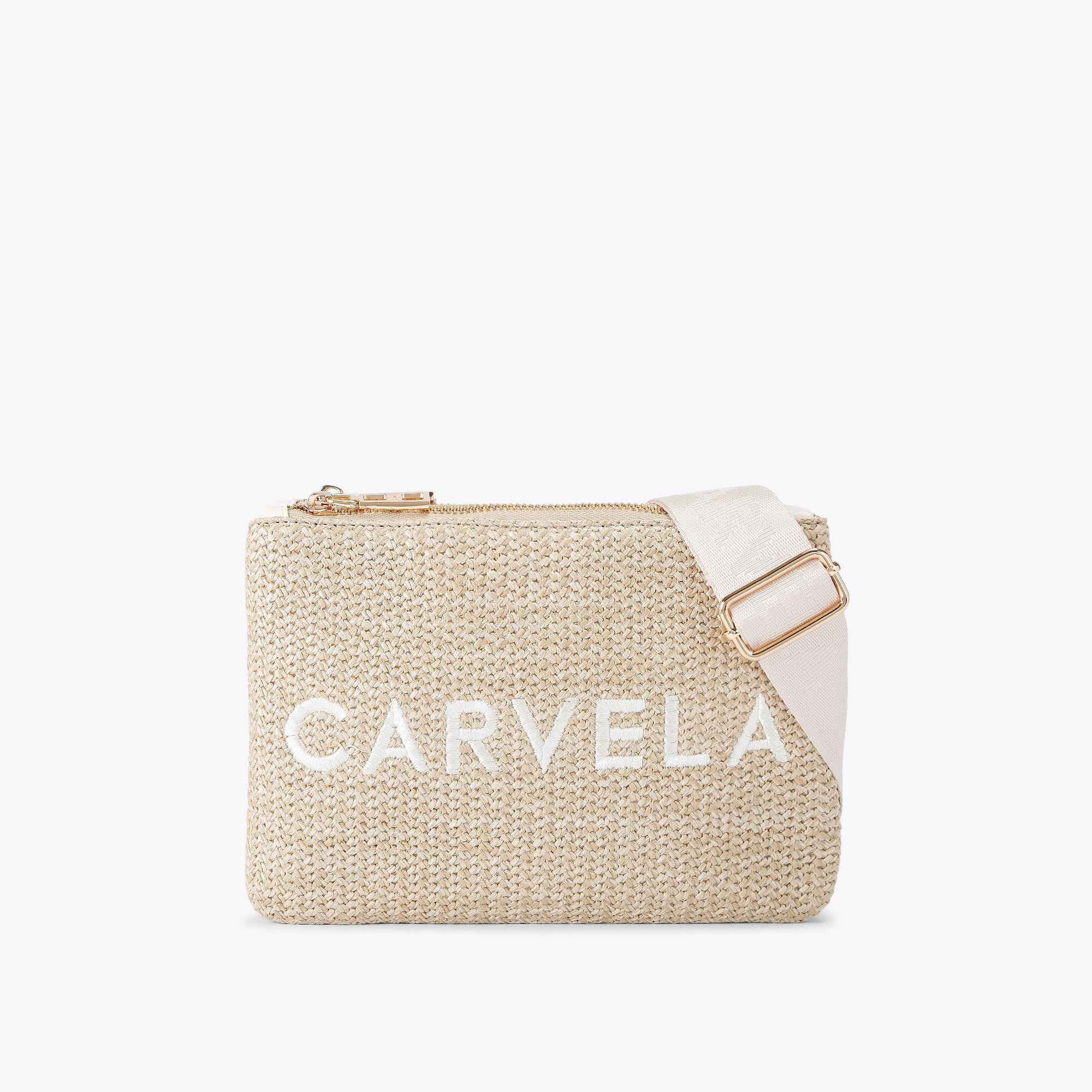 Carvela Women's Cross Body Bag Beige Combination Frame