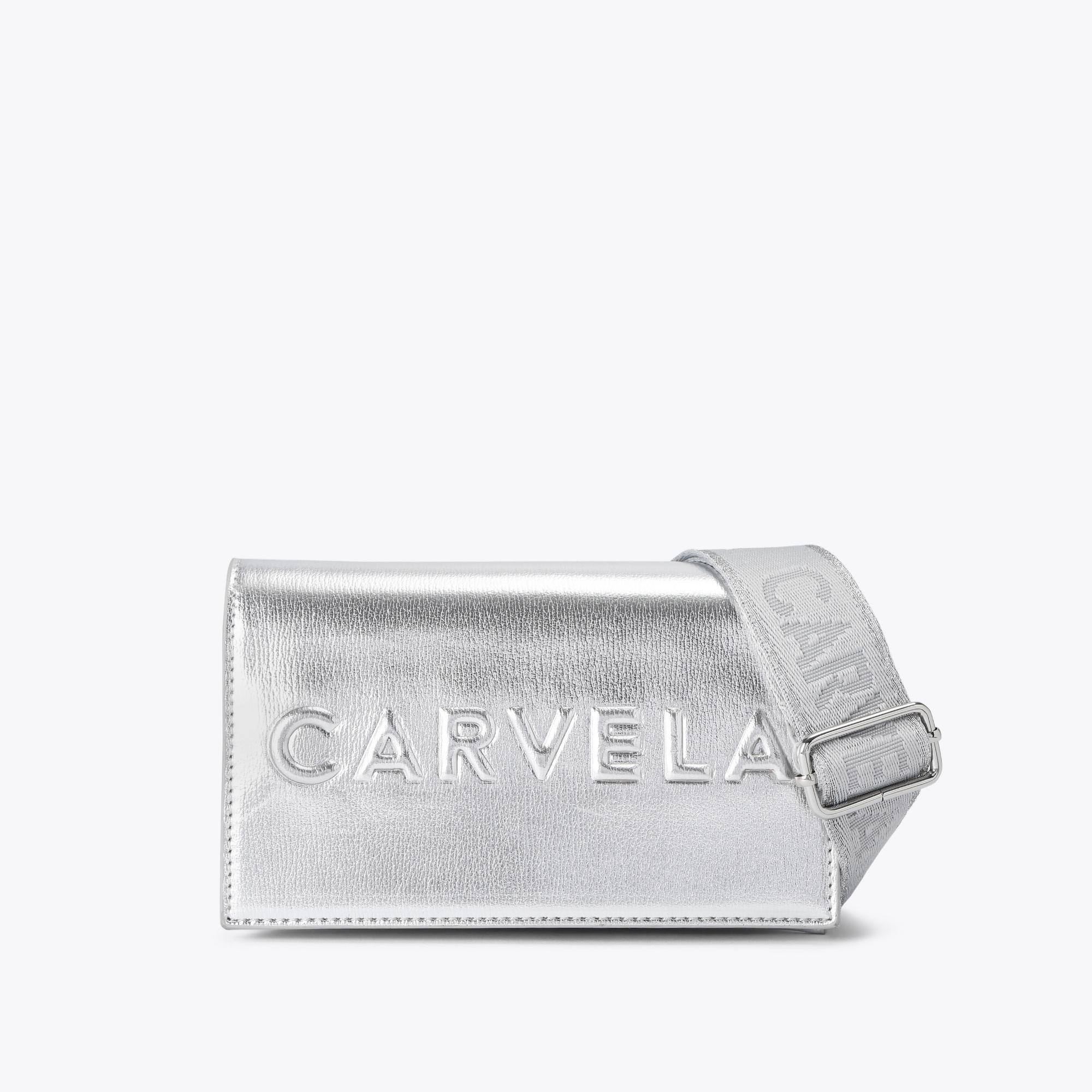 Carvela Women's Cross Body Bag Silver Frame