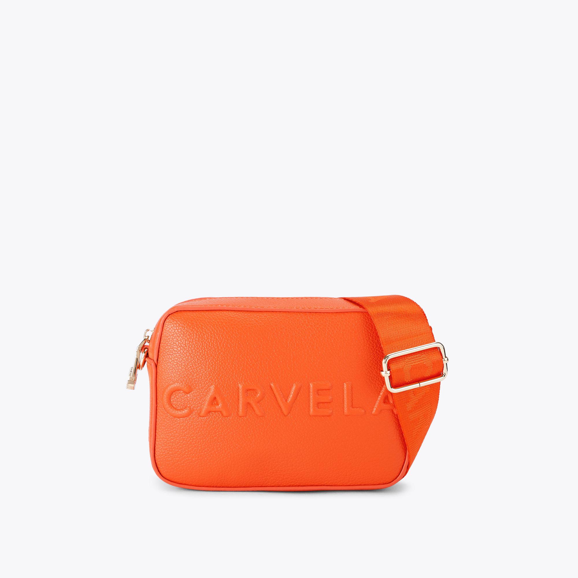 Carvela Women's Cross Body Bag Mini Orange Frame