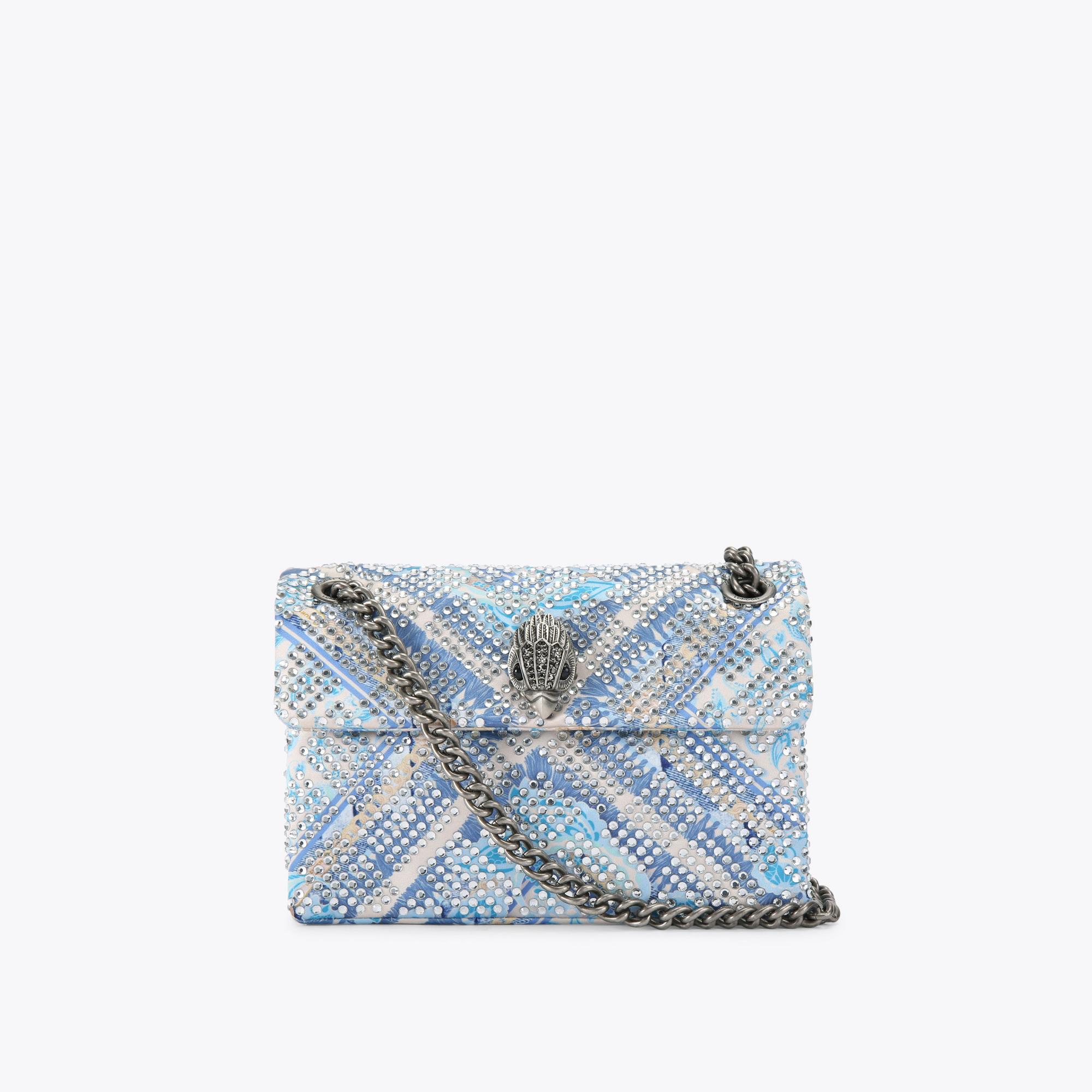 Kurt Geiger Women's Mini Bag Blue Syntehtic Mini Kensington