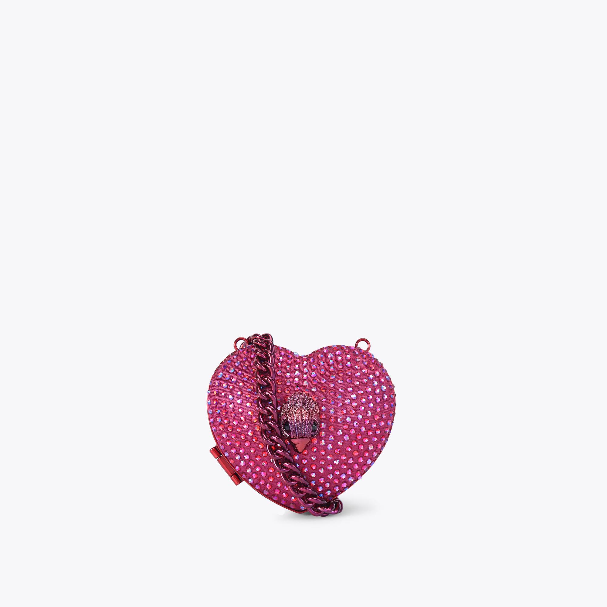 Kurt Geiger Women's Mini Bag Purple Micro Heart