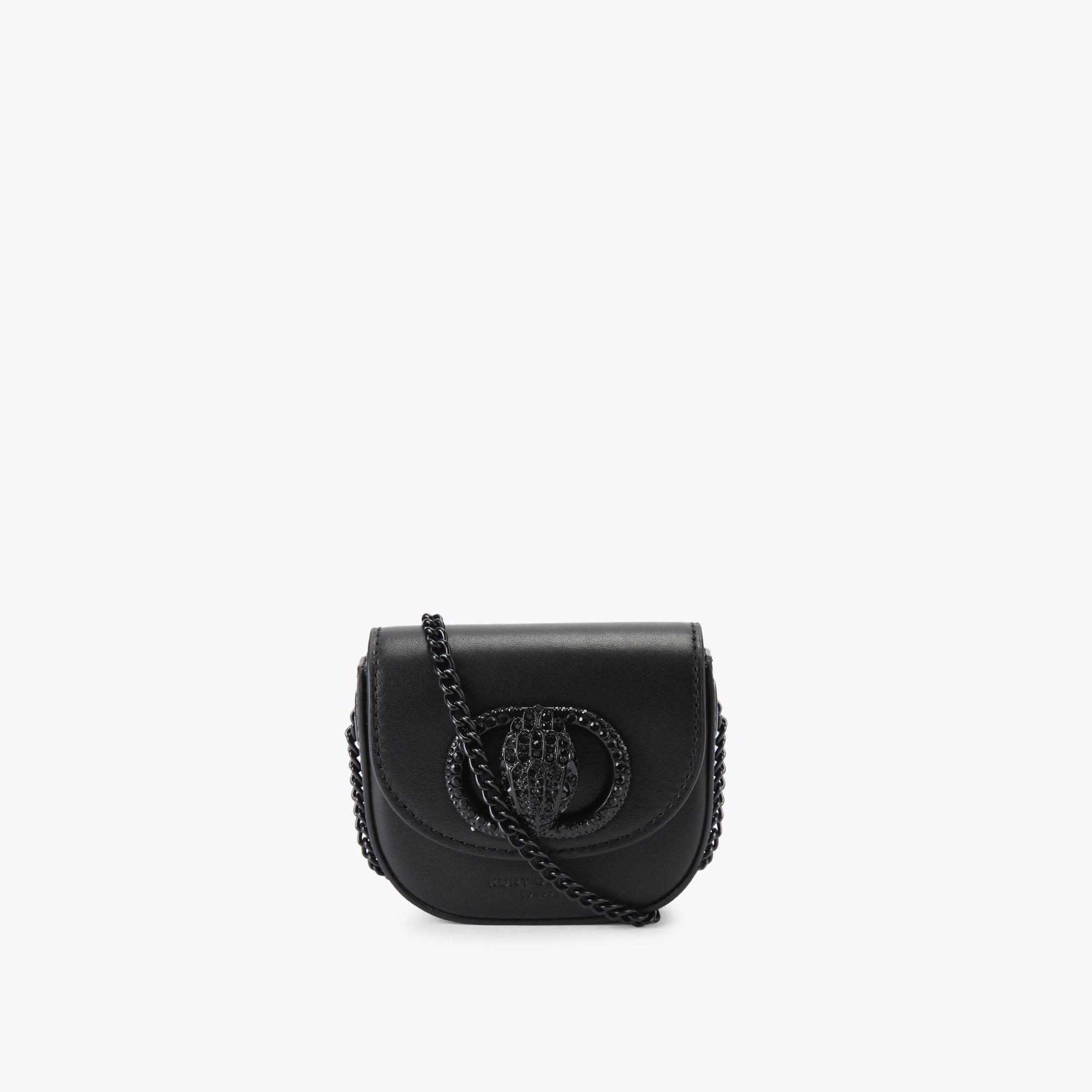 Kurt Geiger Women's Saddle Bag Black Chelsea