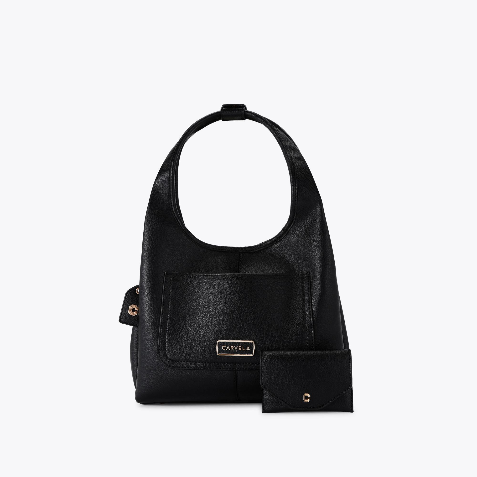 Carvela Women's Shoulder Bag Black Mini Milano
