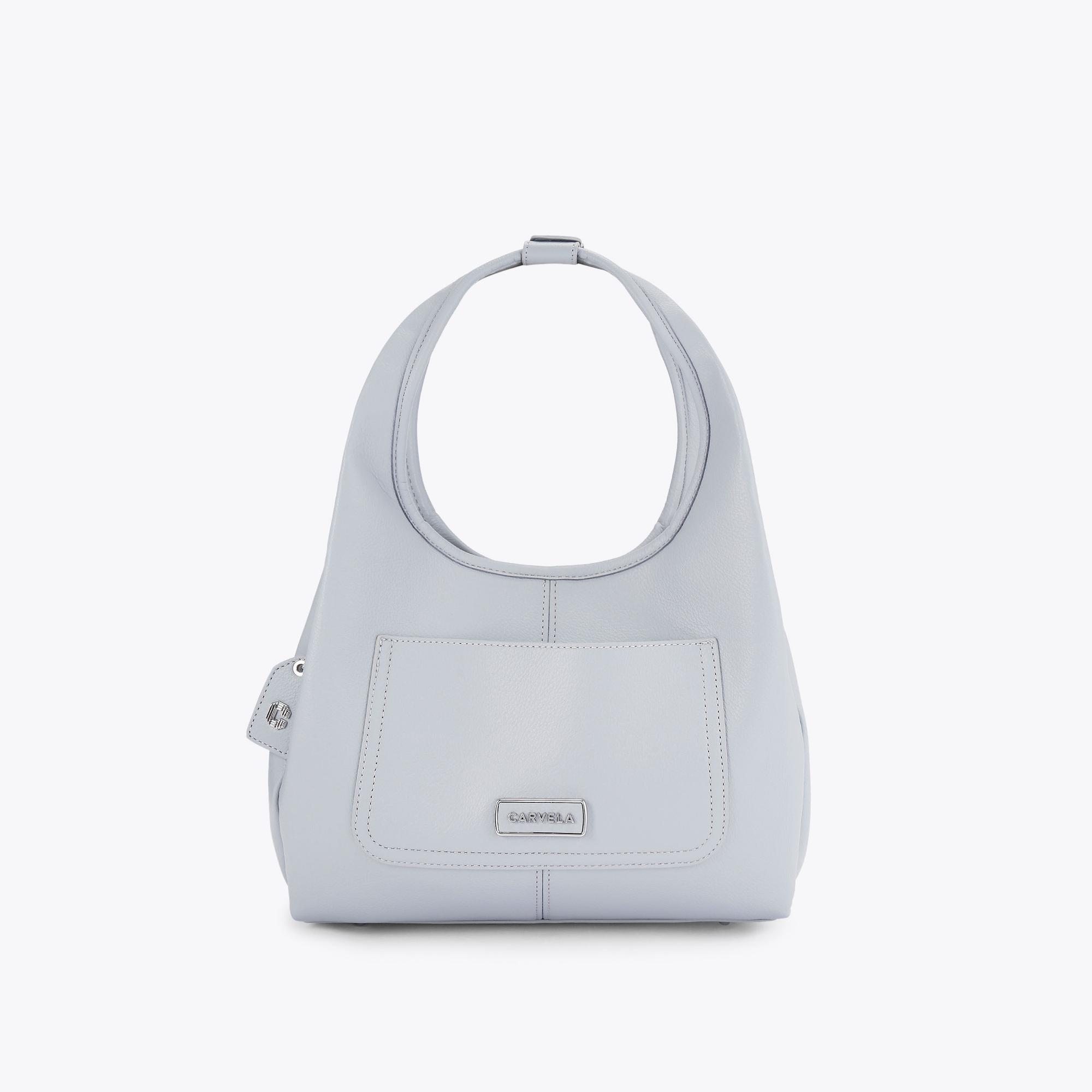Carvela Women's Shoulder Bag Grey Mini Milano