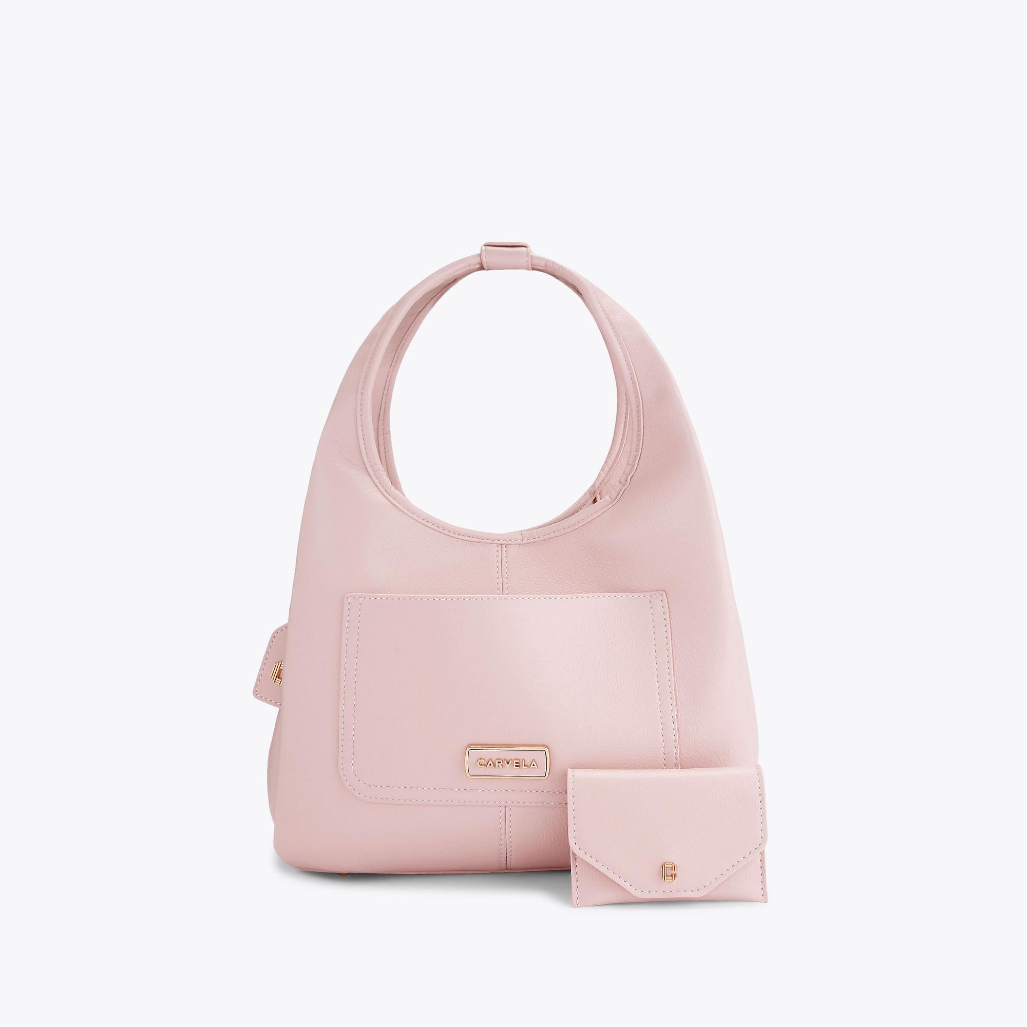 Carvela Women's Shoulder Bag Pink Mini Milano