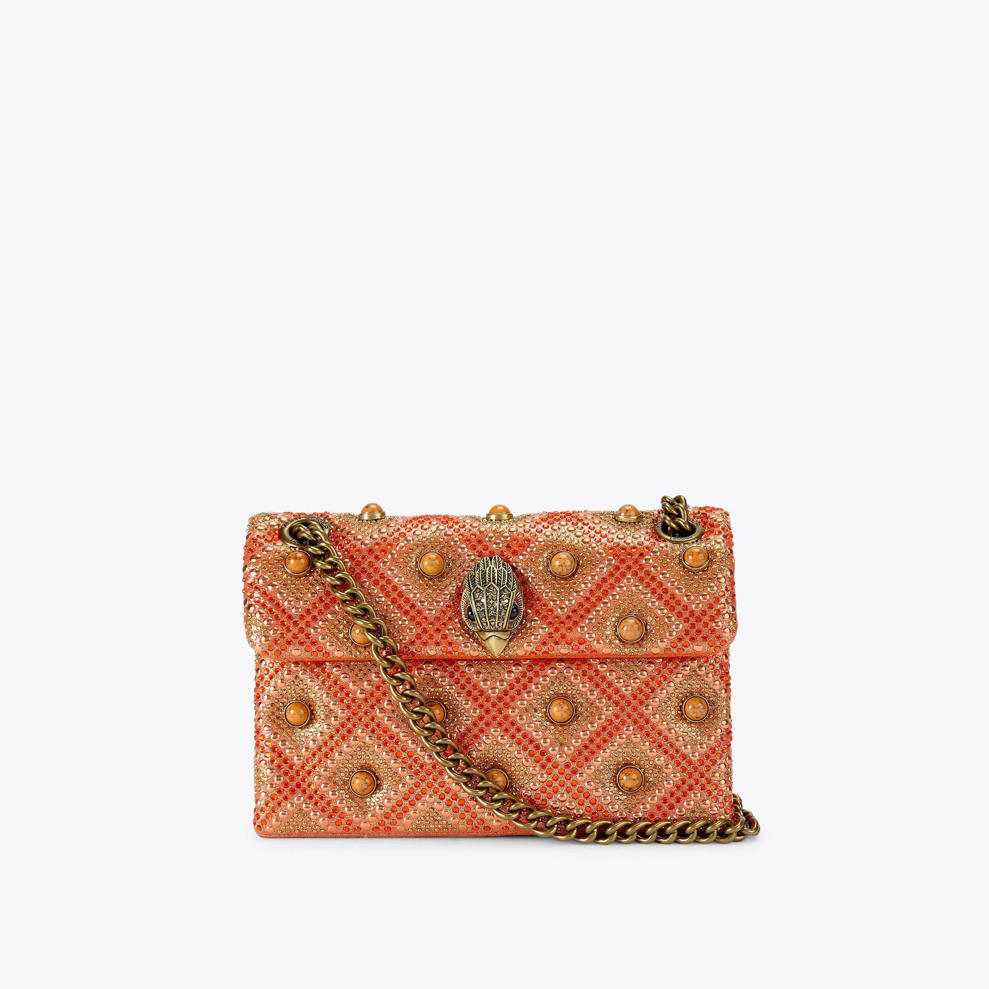 Kurt Geiger Women's Mini Bag Red Combination Fabric Mini Kensington