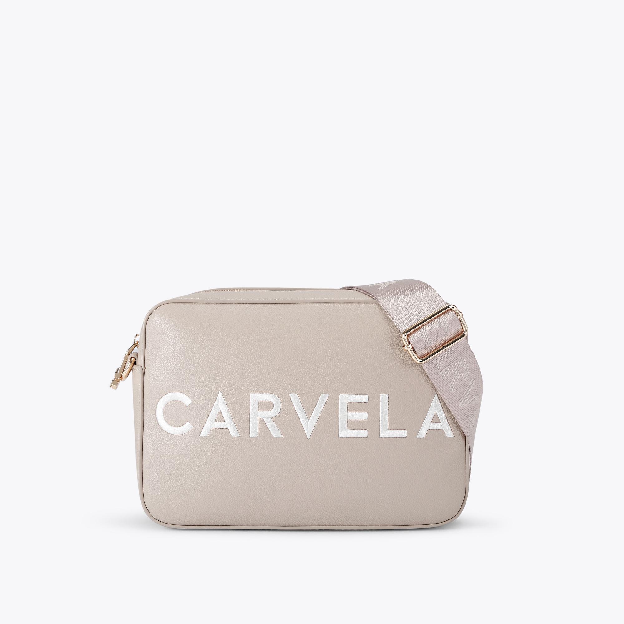 Carvela Women's Cross Body Bag Taupe Frame