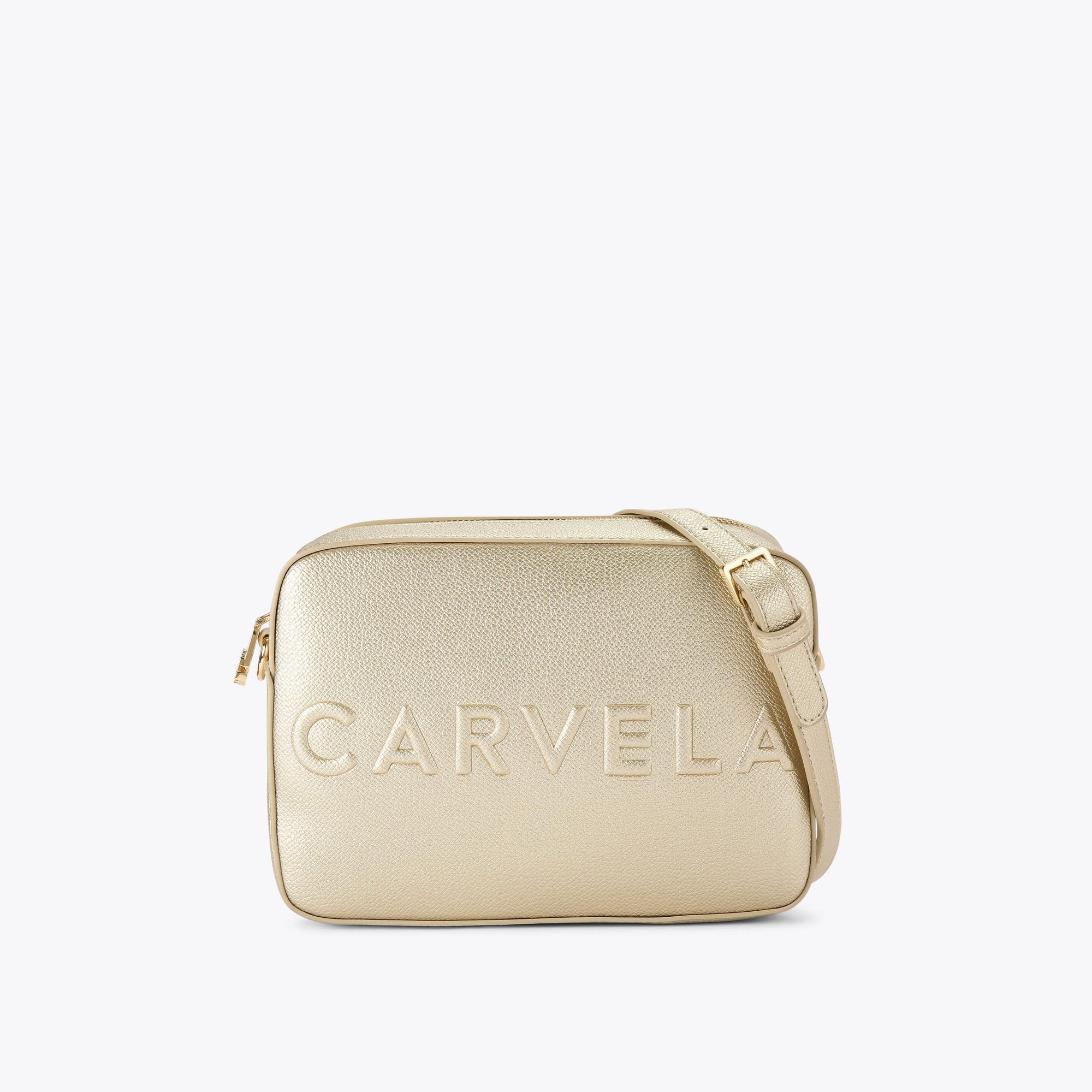 Carvela Women's Cross Body Bag Gold Frame