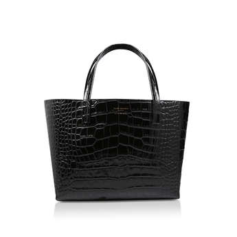 EAN 5020412135515 product image for Womens Violet Horizontal Tote C Day Bags Kurt Geiger London Black | upcitemdb.com