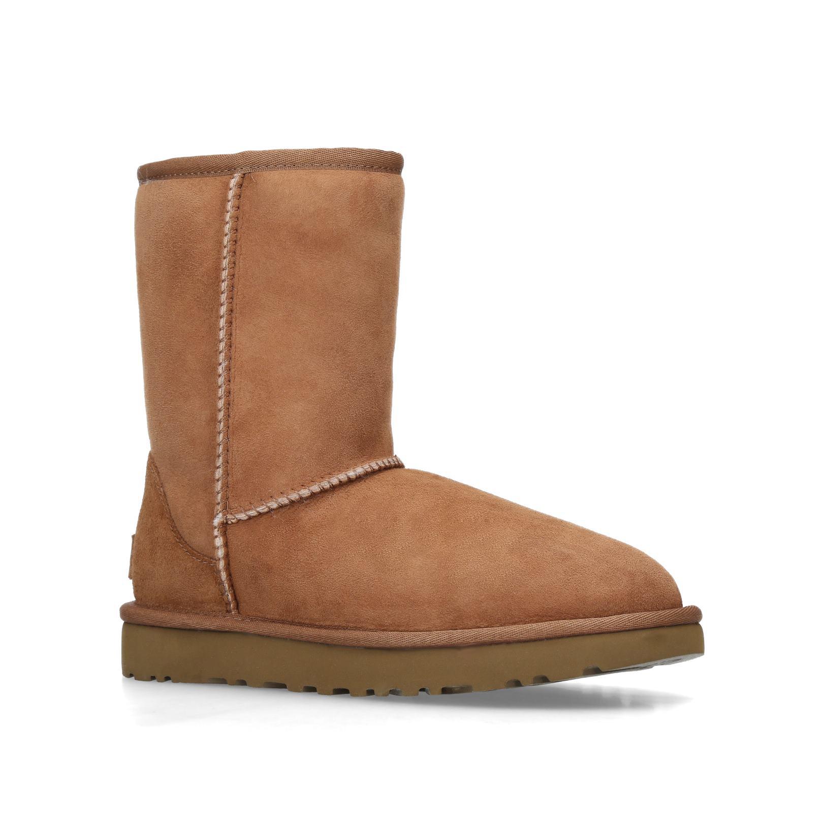 ugg chestnut block ankle boot