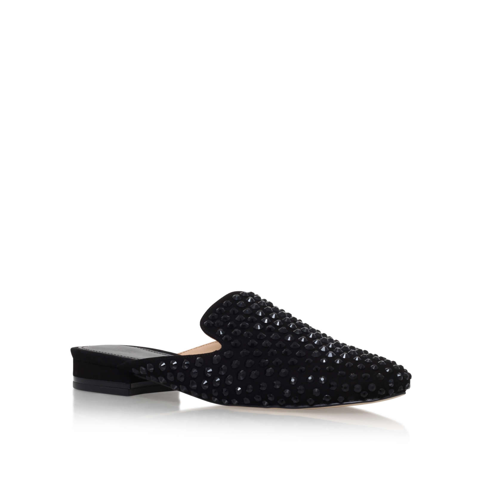 DANI SLIDE Michael Michael Kors Dani Black Flat Slipper Shoes by ...