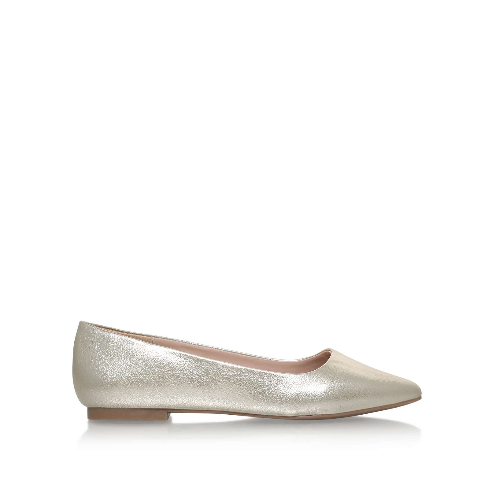 carvela gold flat sandals