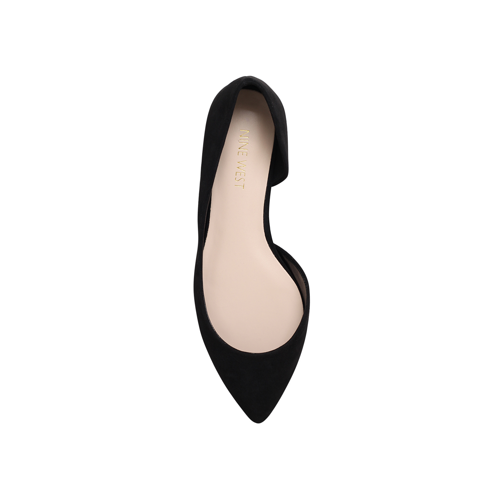 black low heel flats