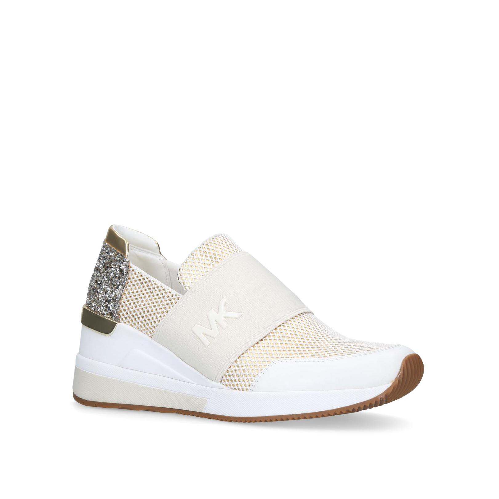 michael kors felix trainer cream