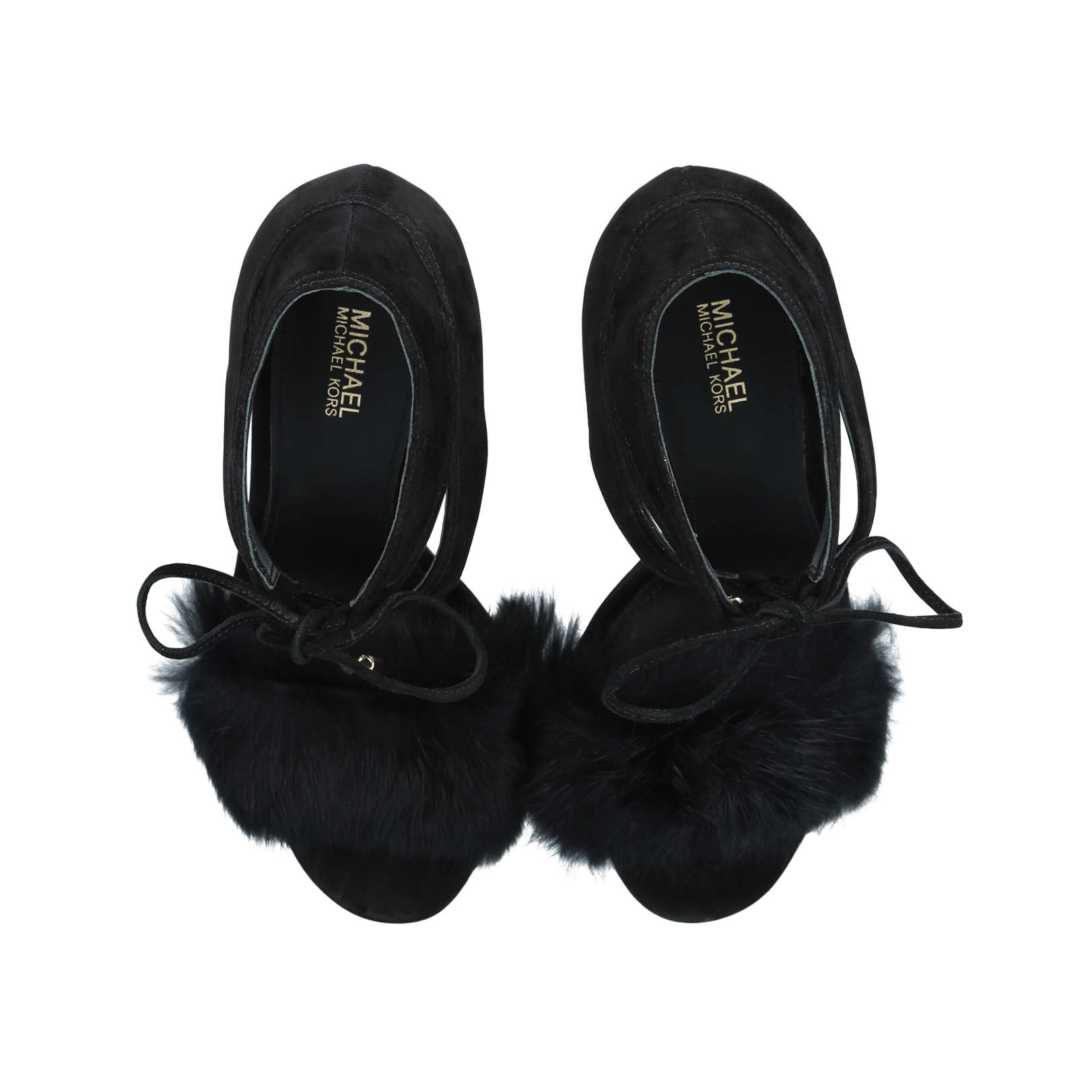 michael kors remi fur and suede sandal