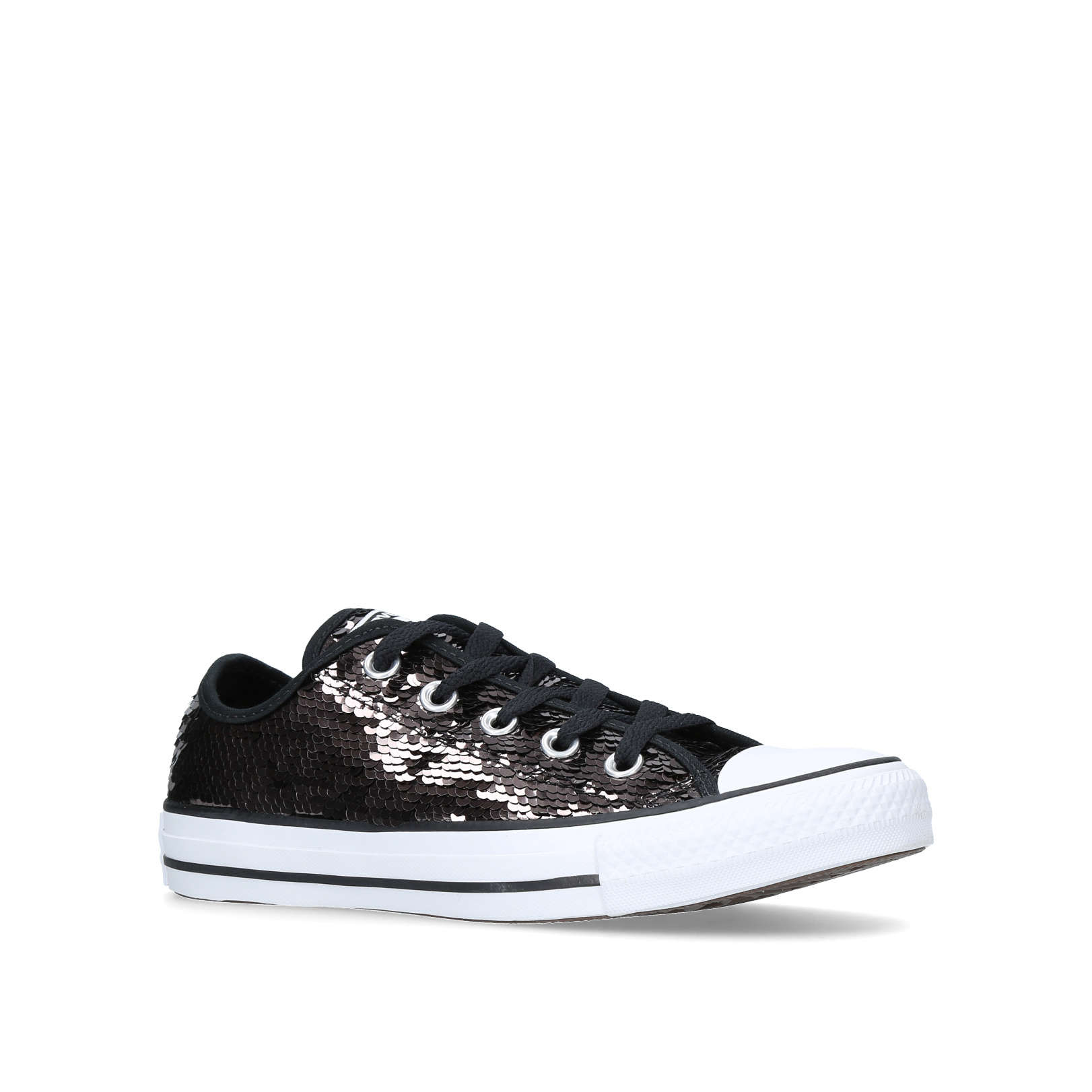 converse gunmetal sequin