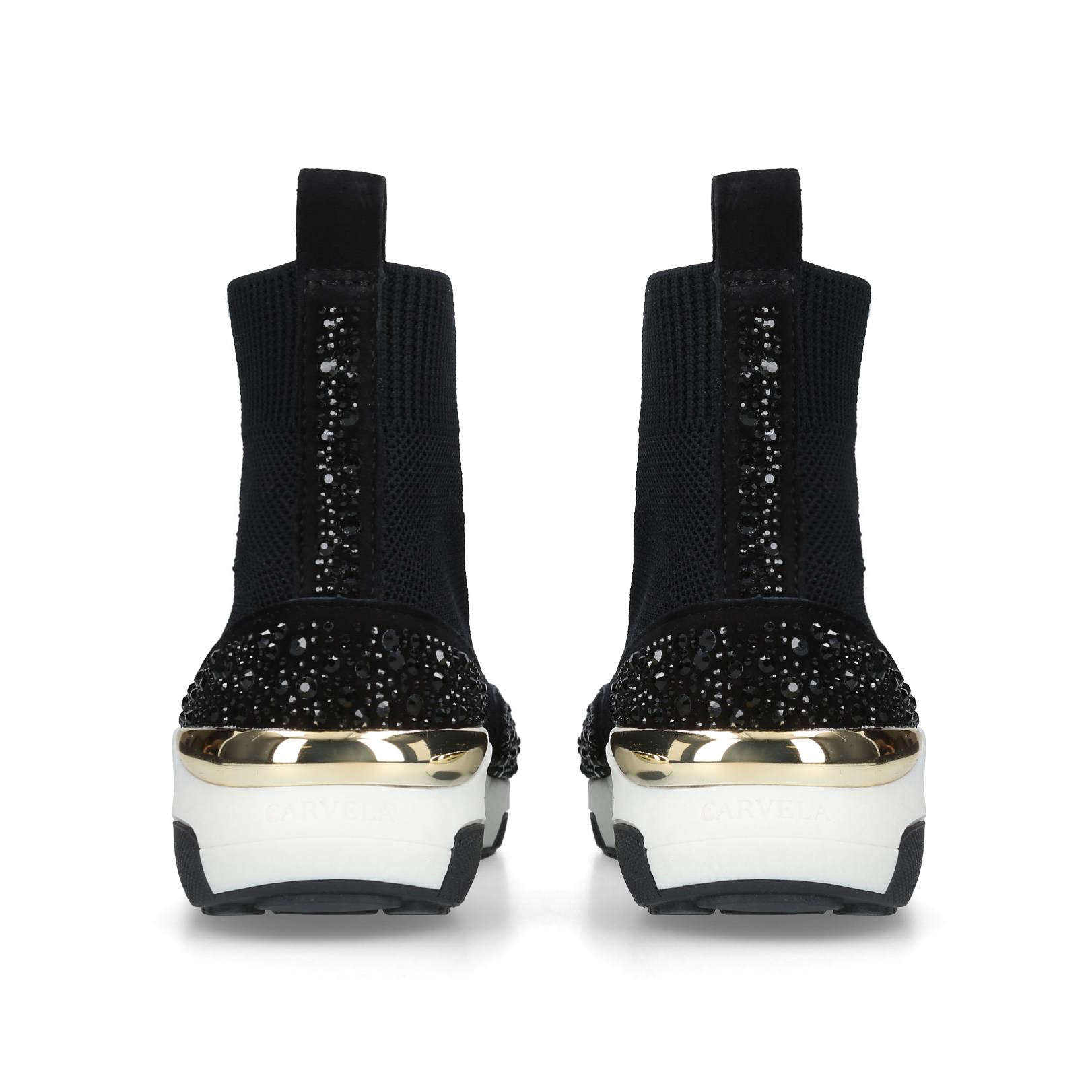 carvela link sock trainers