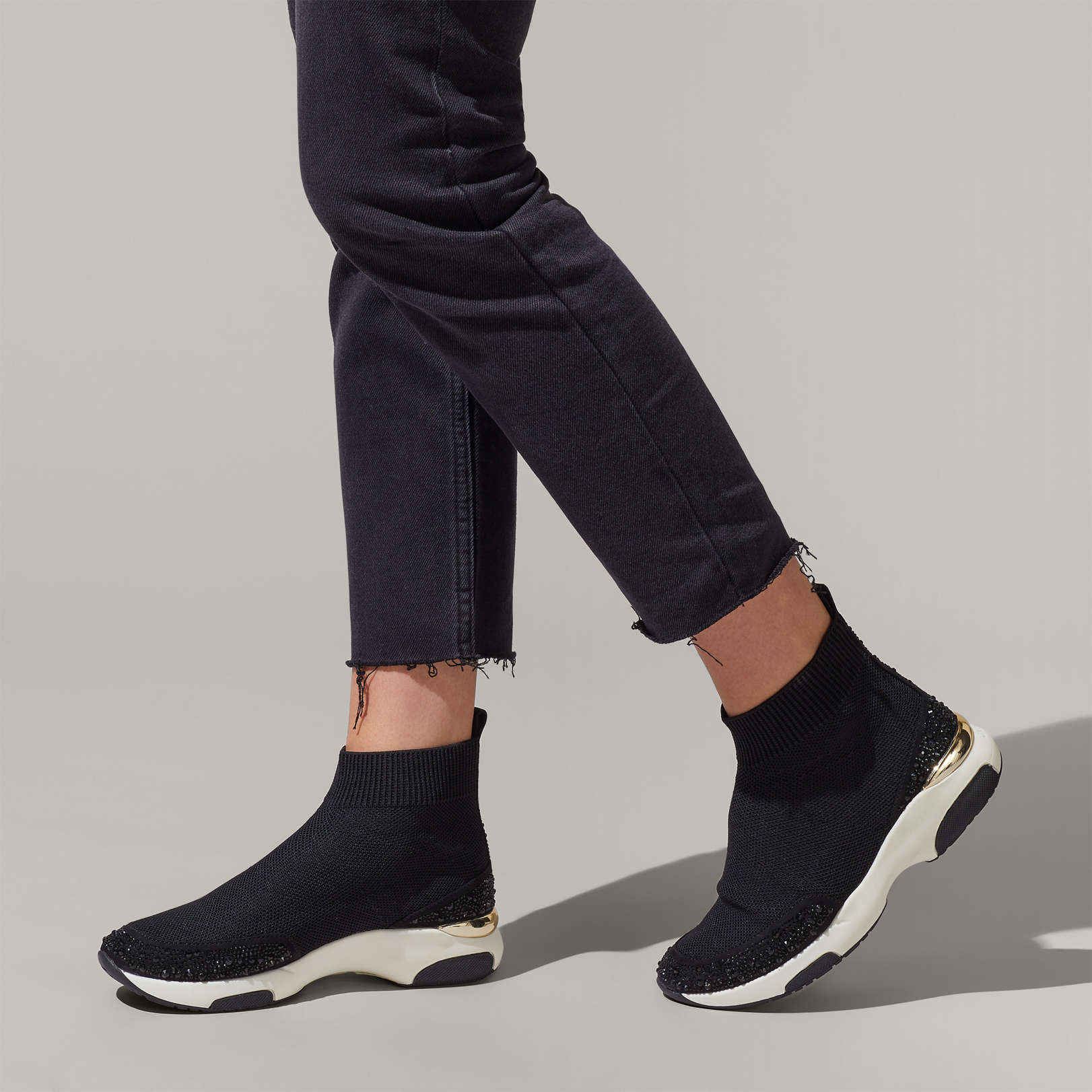 carvela link sock trainers