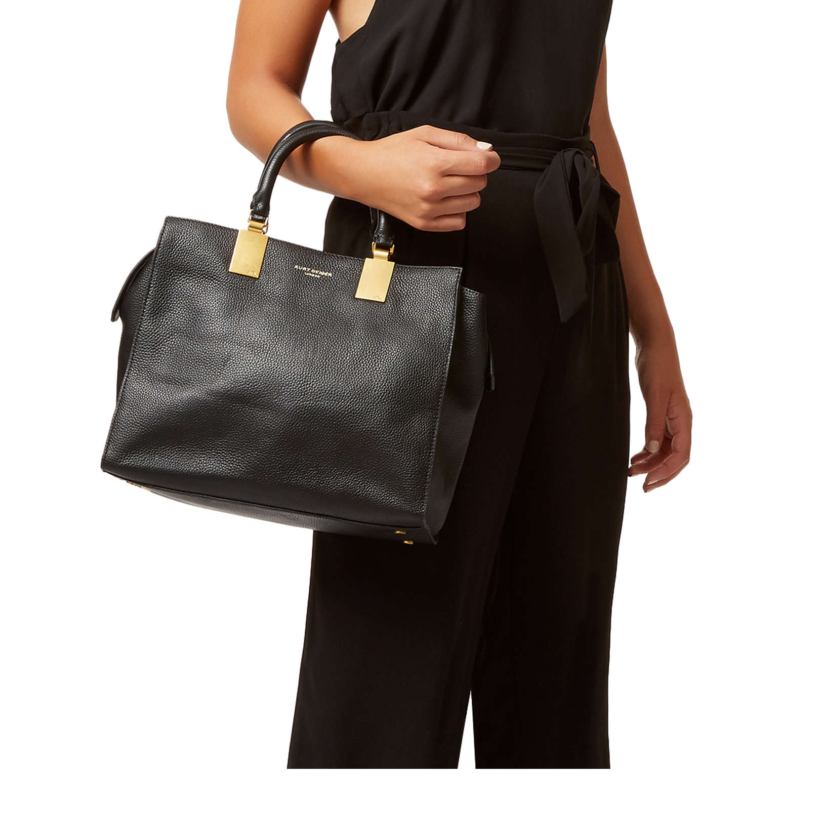 LEATHER EMMA TOTE - KURT GEIGER LONDON DAY BAGS