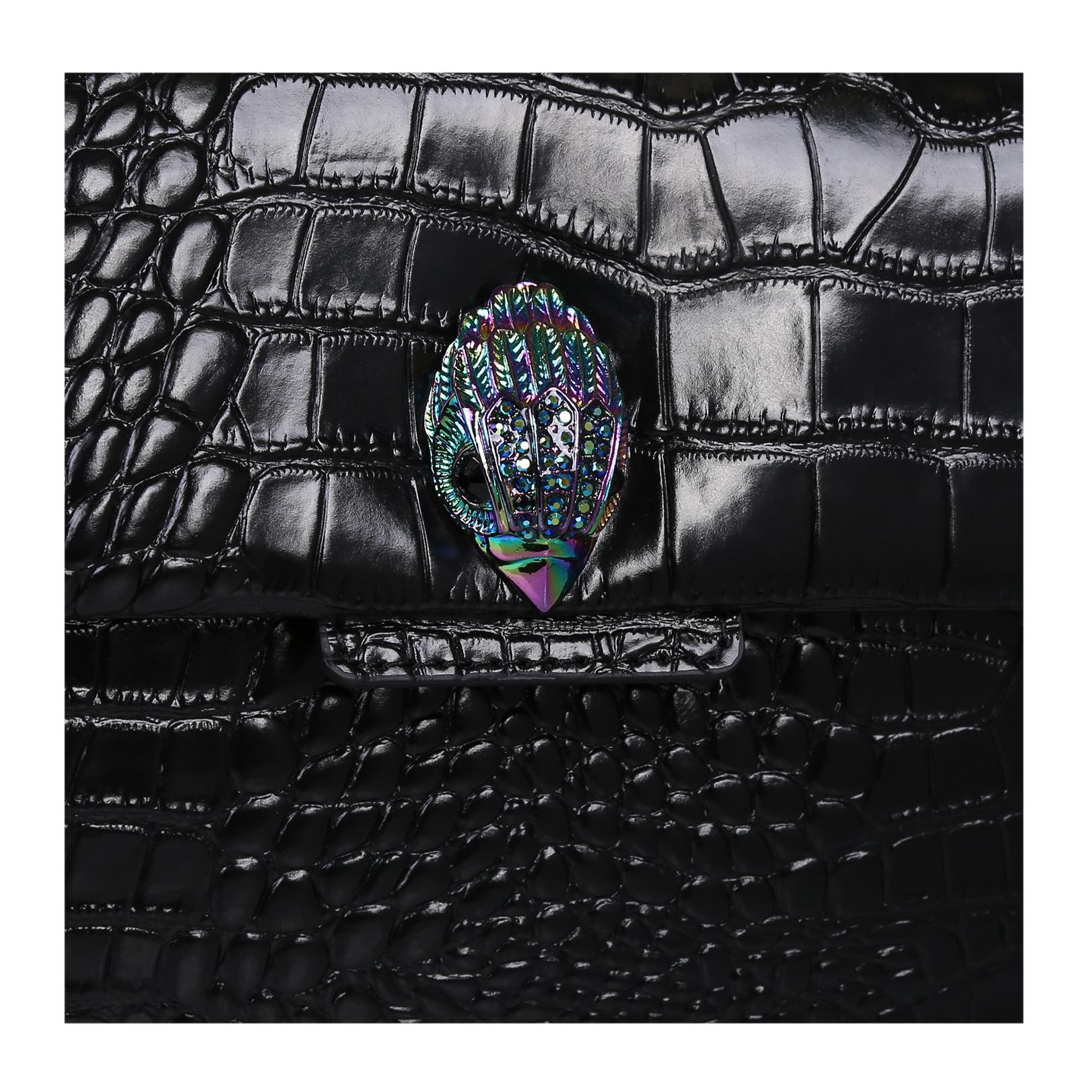 kurt geiger denny black croc