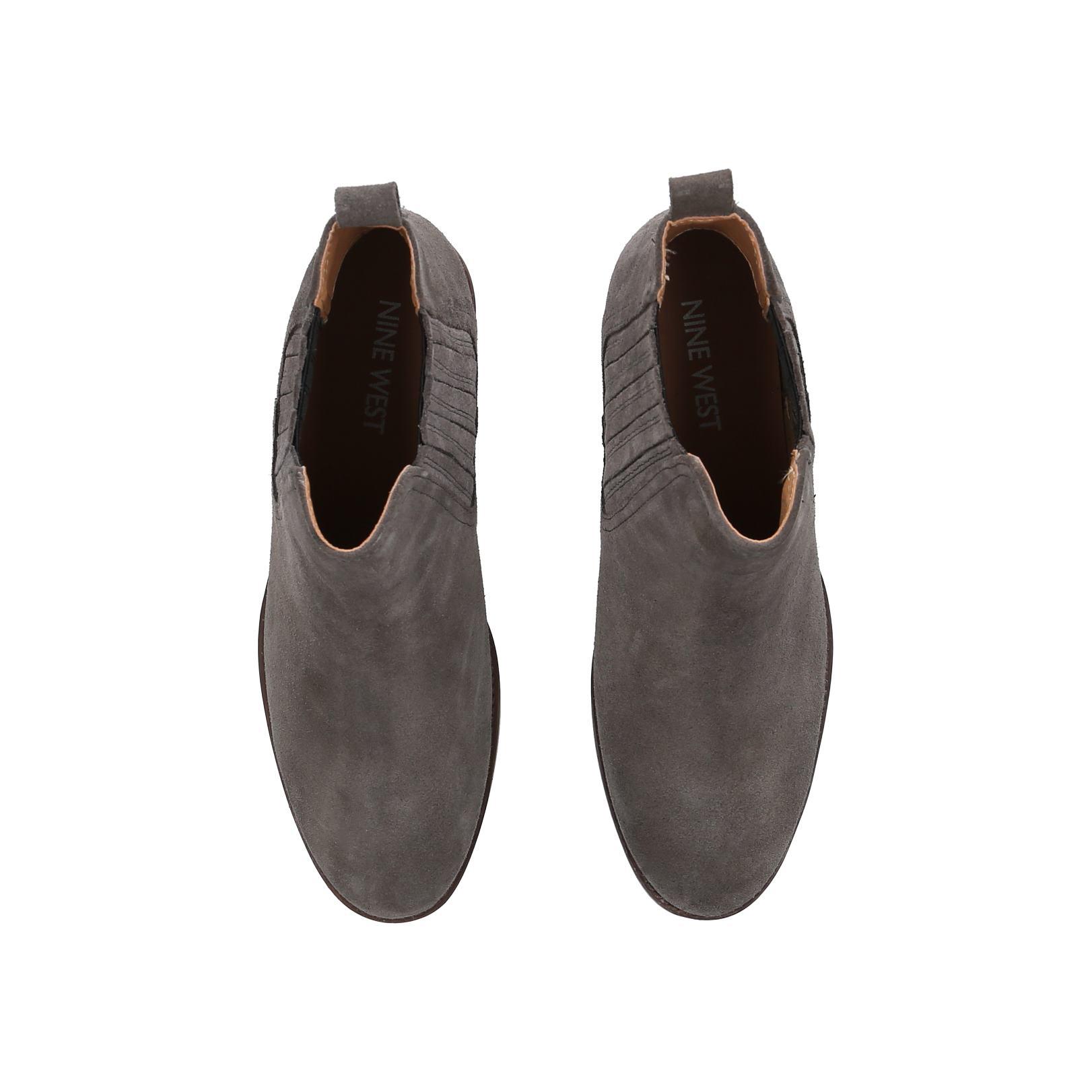 nine west grey suede boots