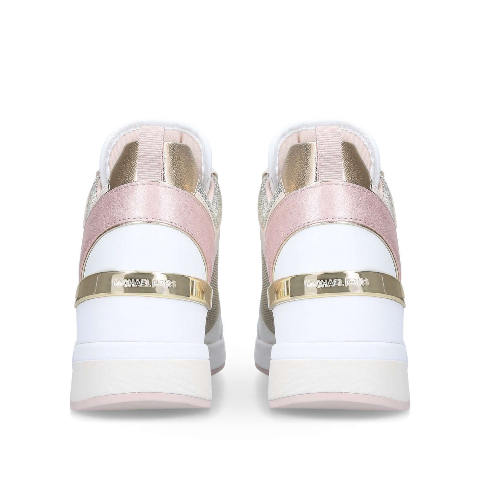 michael kors georgie leather trainer