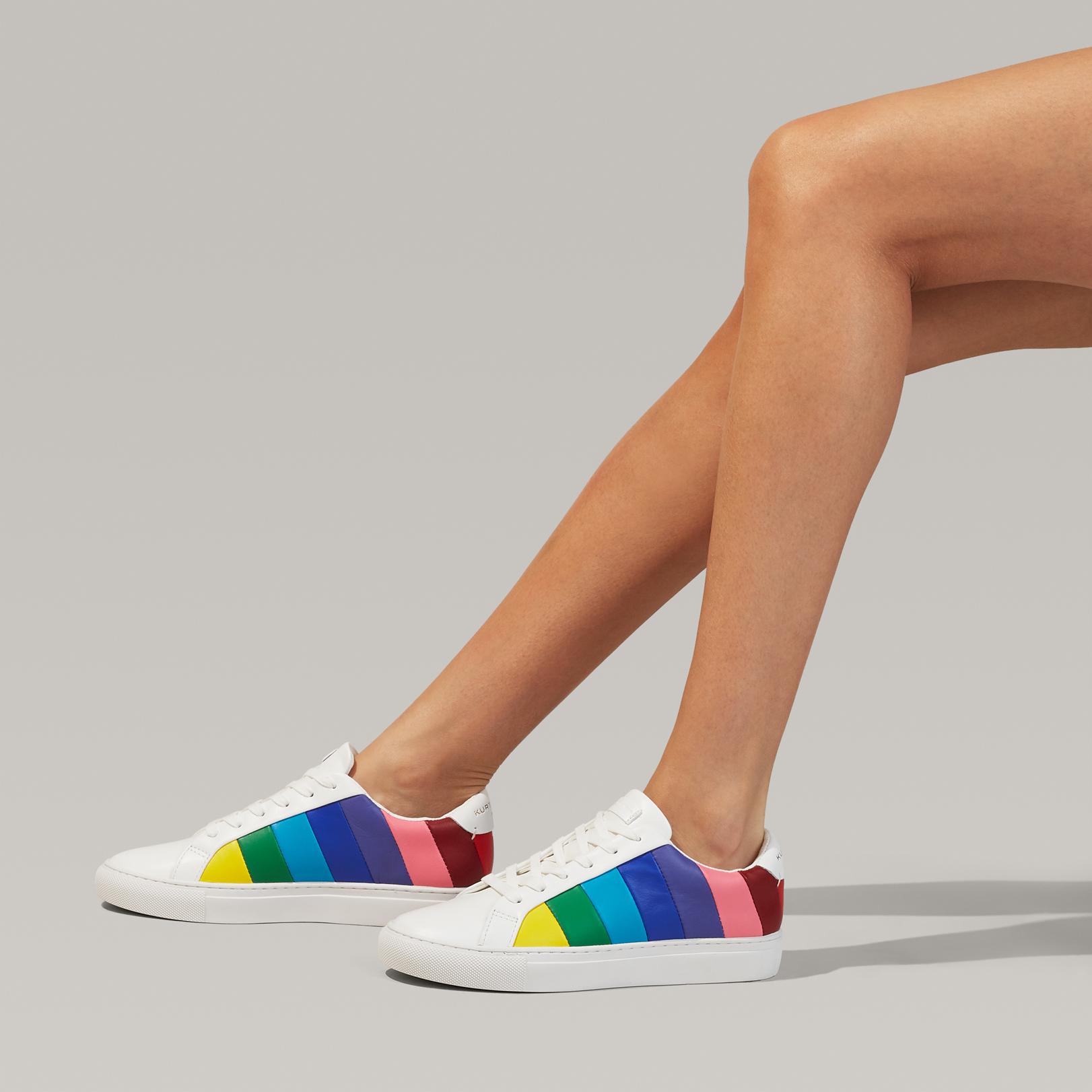 kurt geiger lane stripe trainers