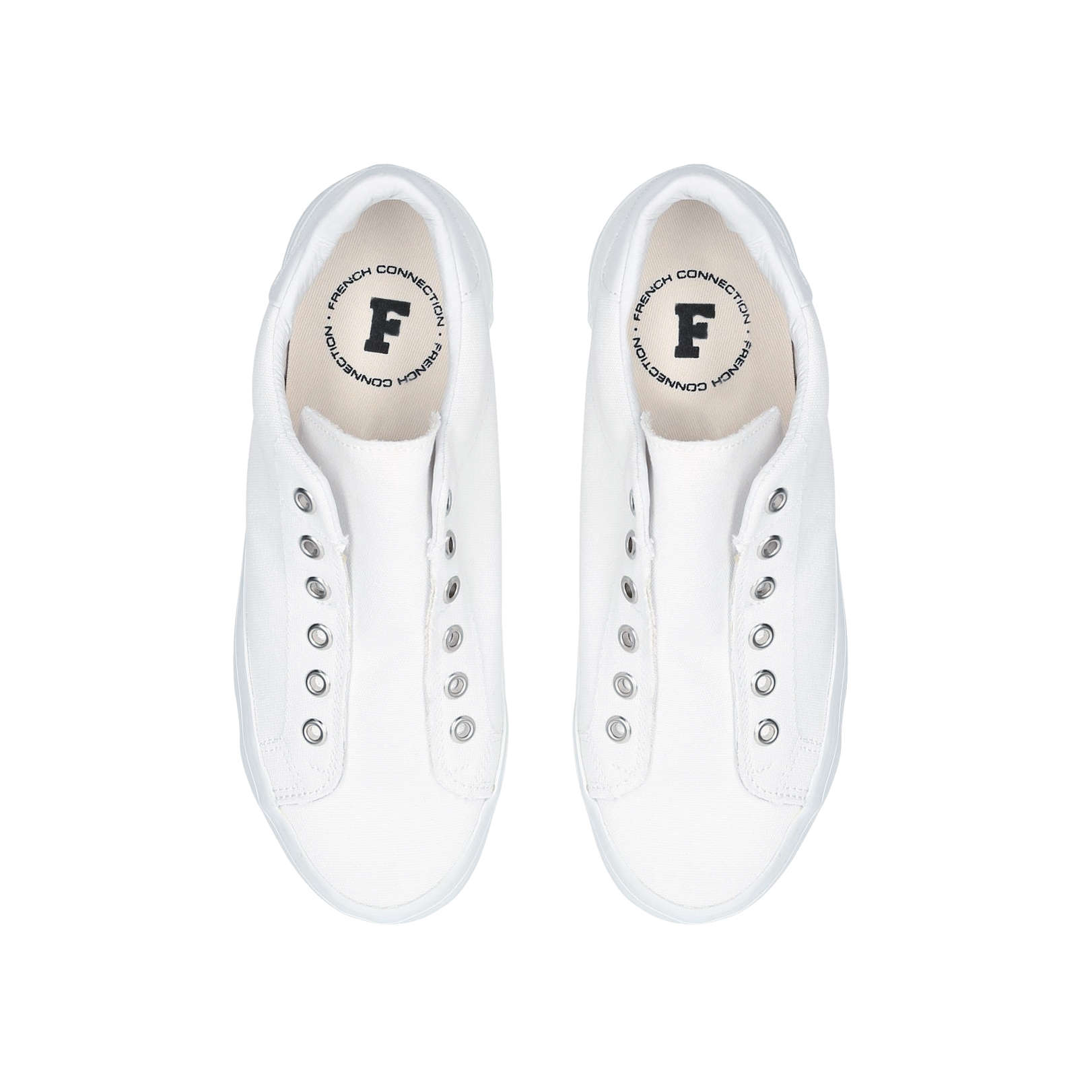 french connection white trainers