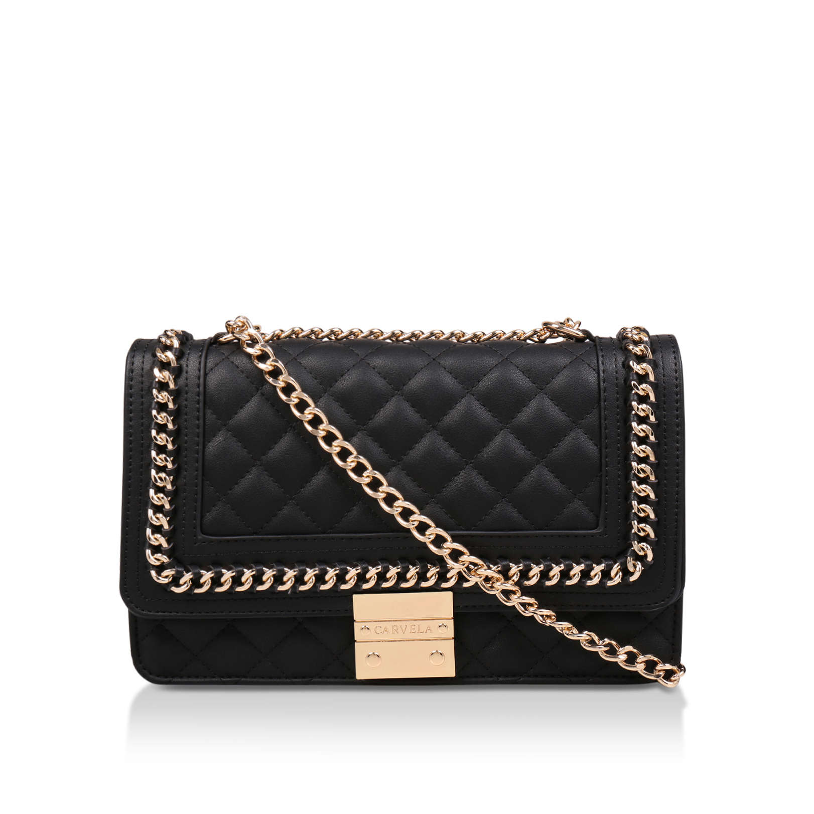 carvela large bailey chain bag