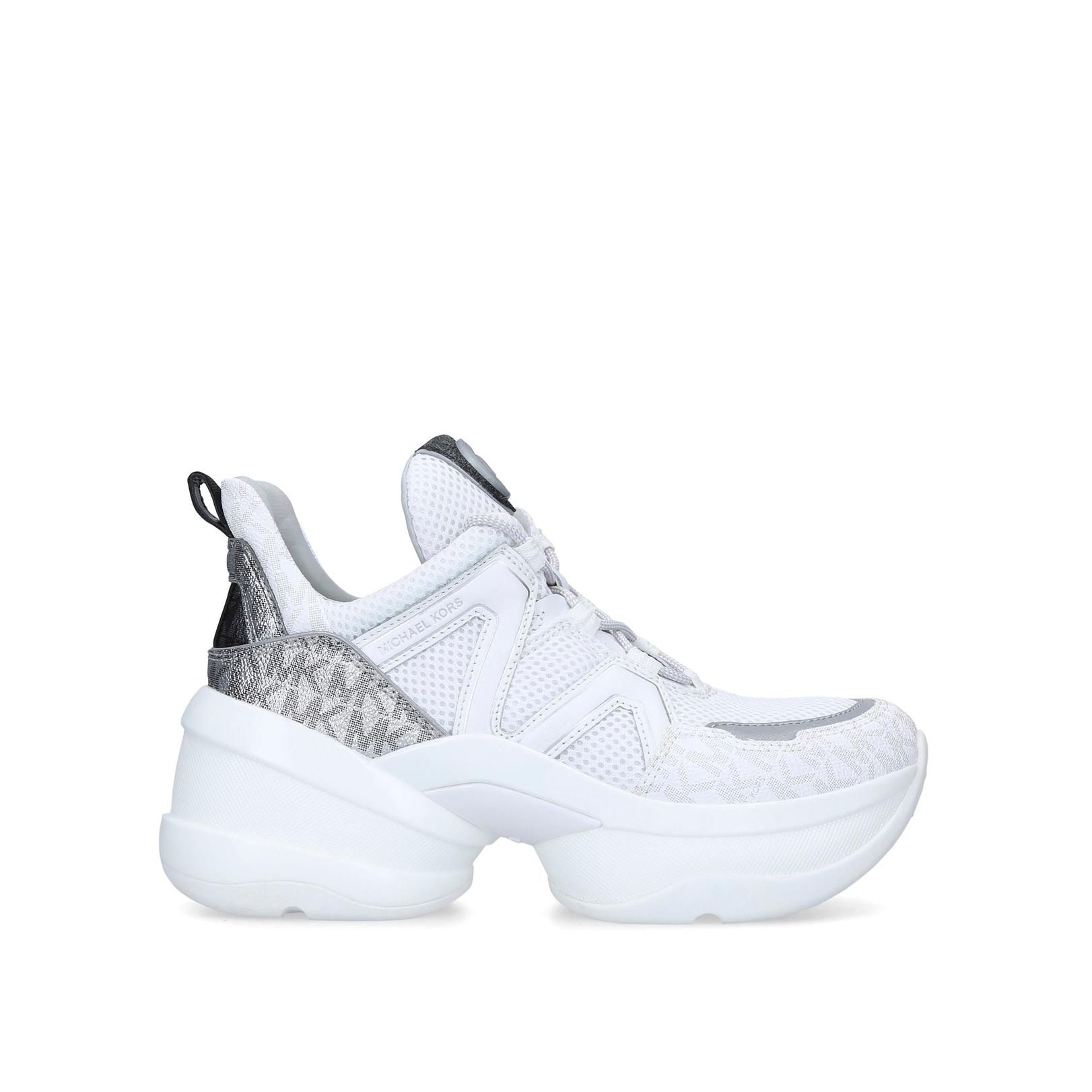 michael kors olympia sneakers white