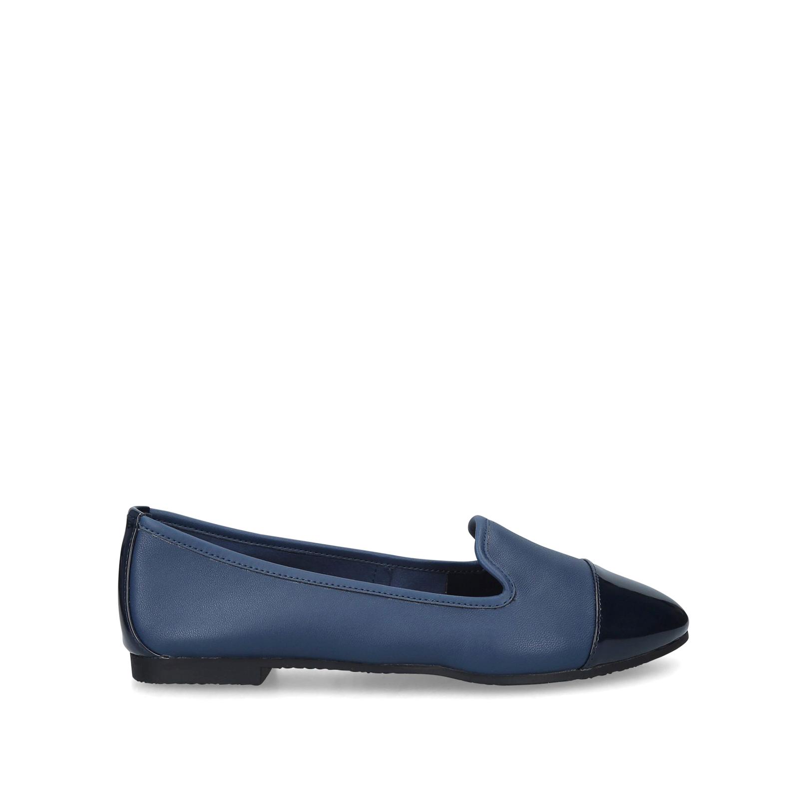 womens wide fit navy shoes