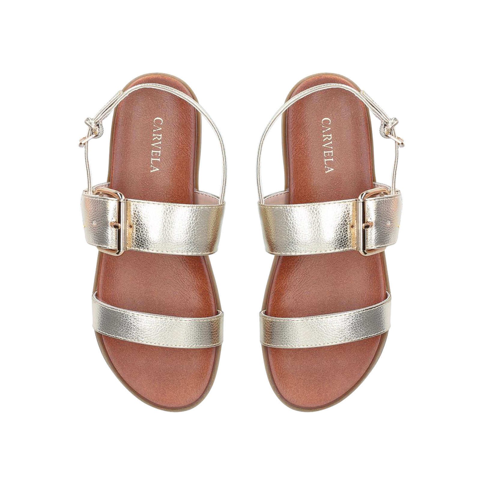 carvela metallic sandals