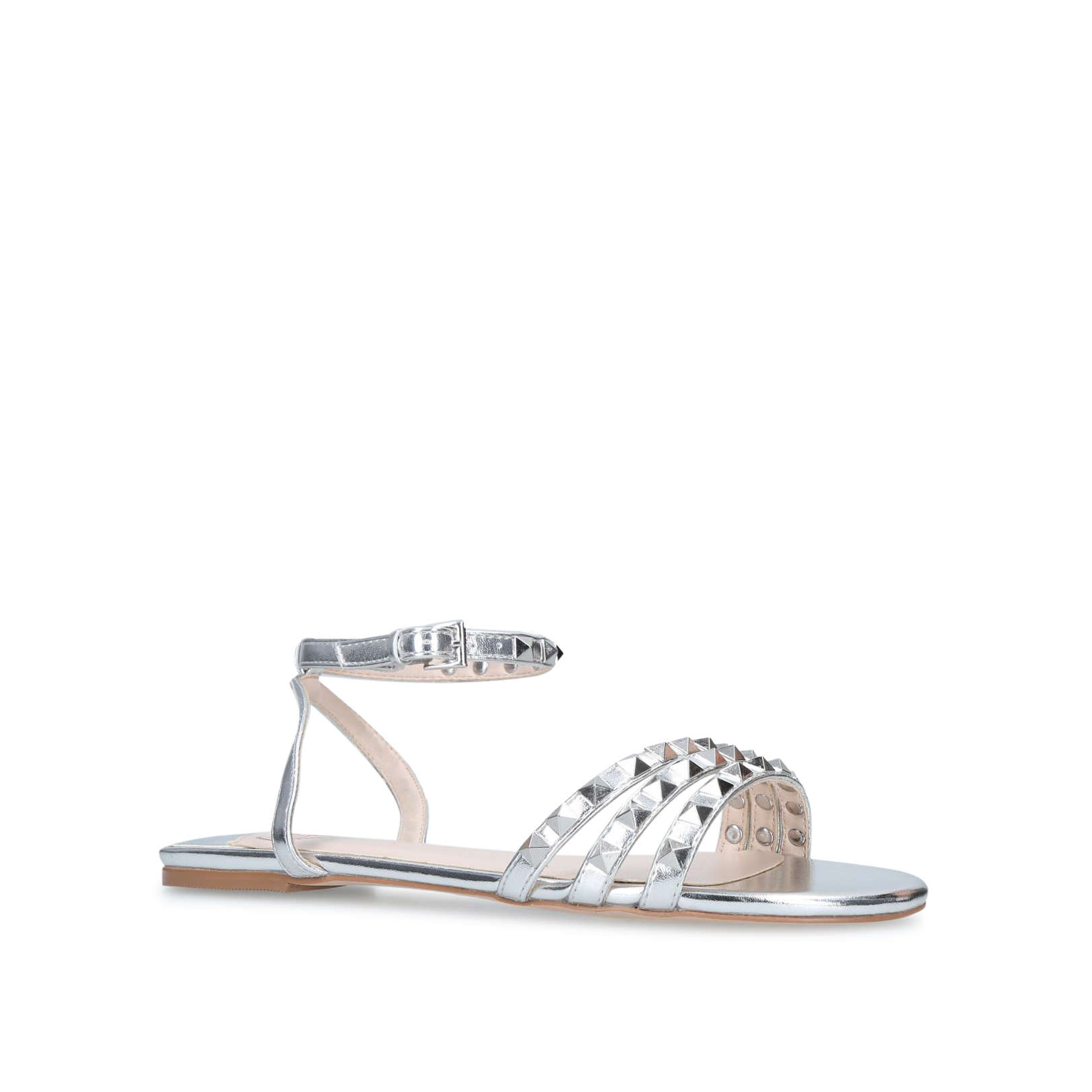 faith white sandals