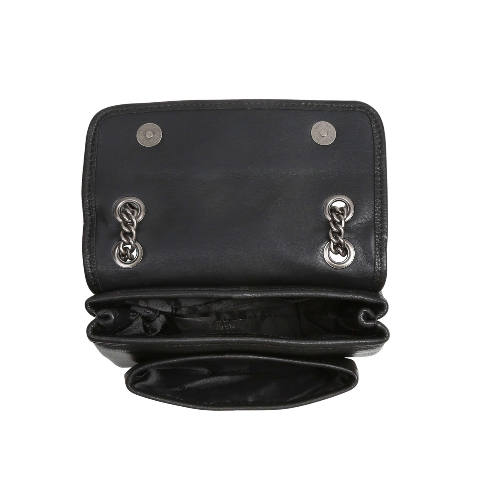kurt geiger black leather chelsea bag