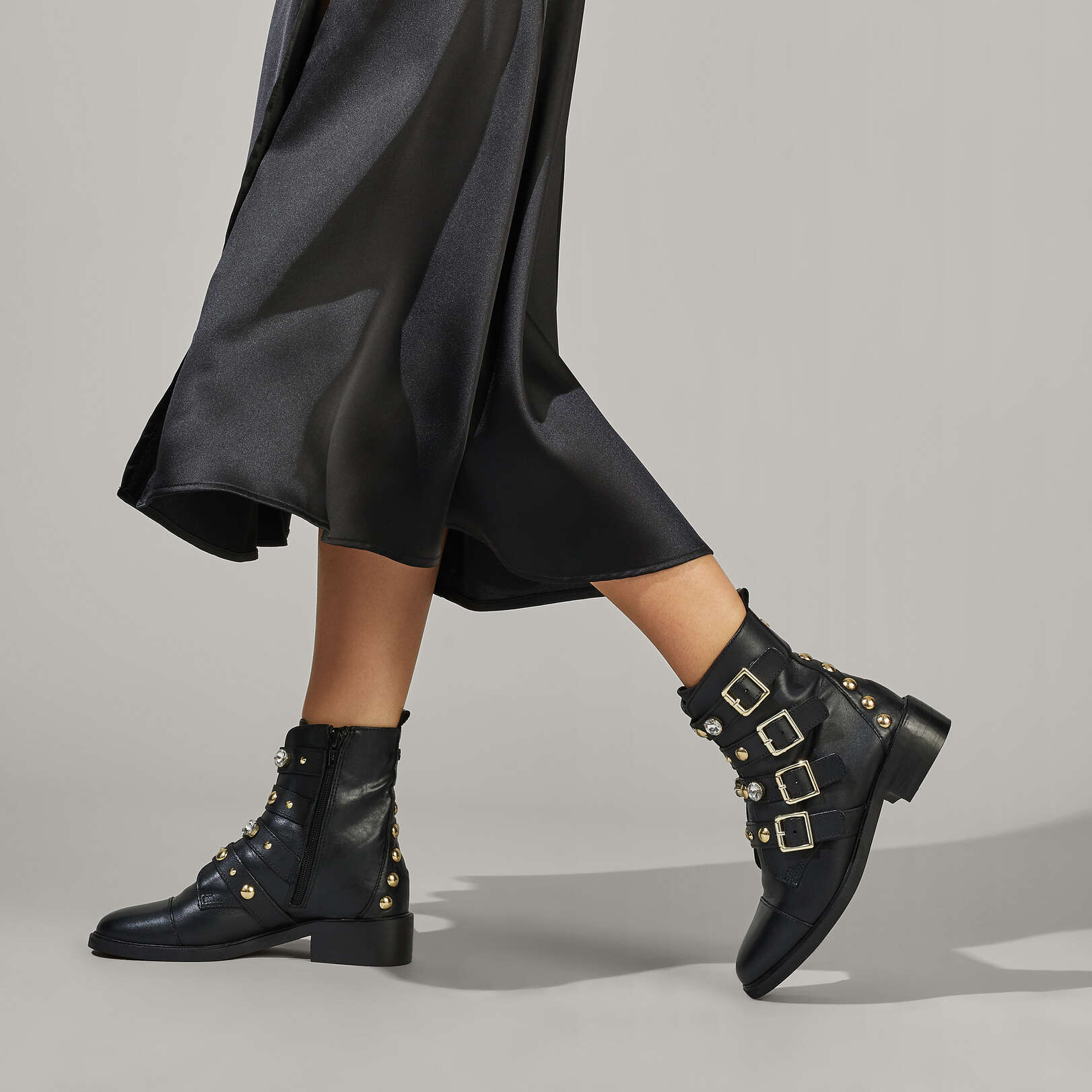 carvela studded ankle boots