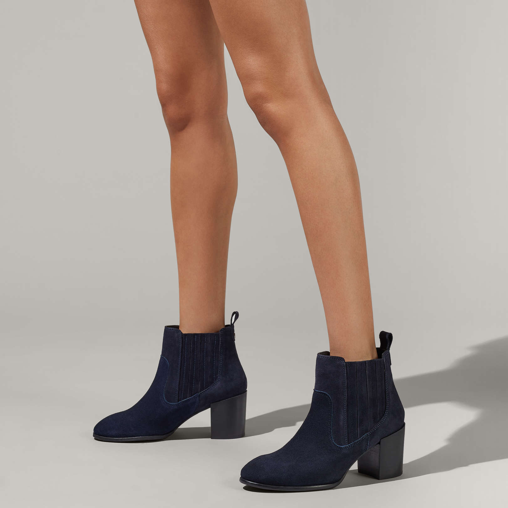carvela navy ankle boots