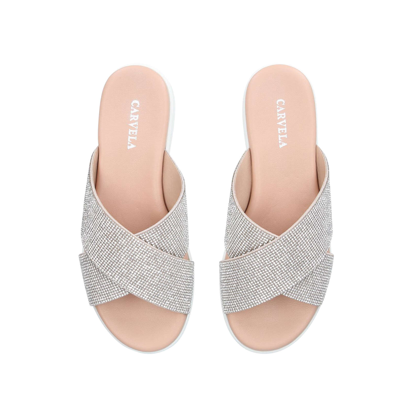 carvela diamante sliders