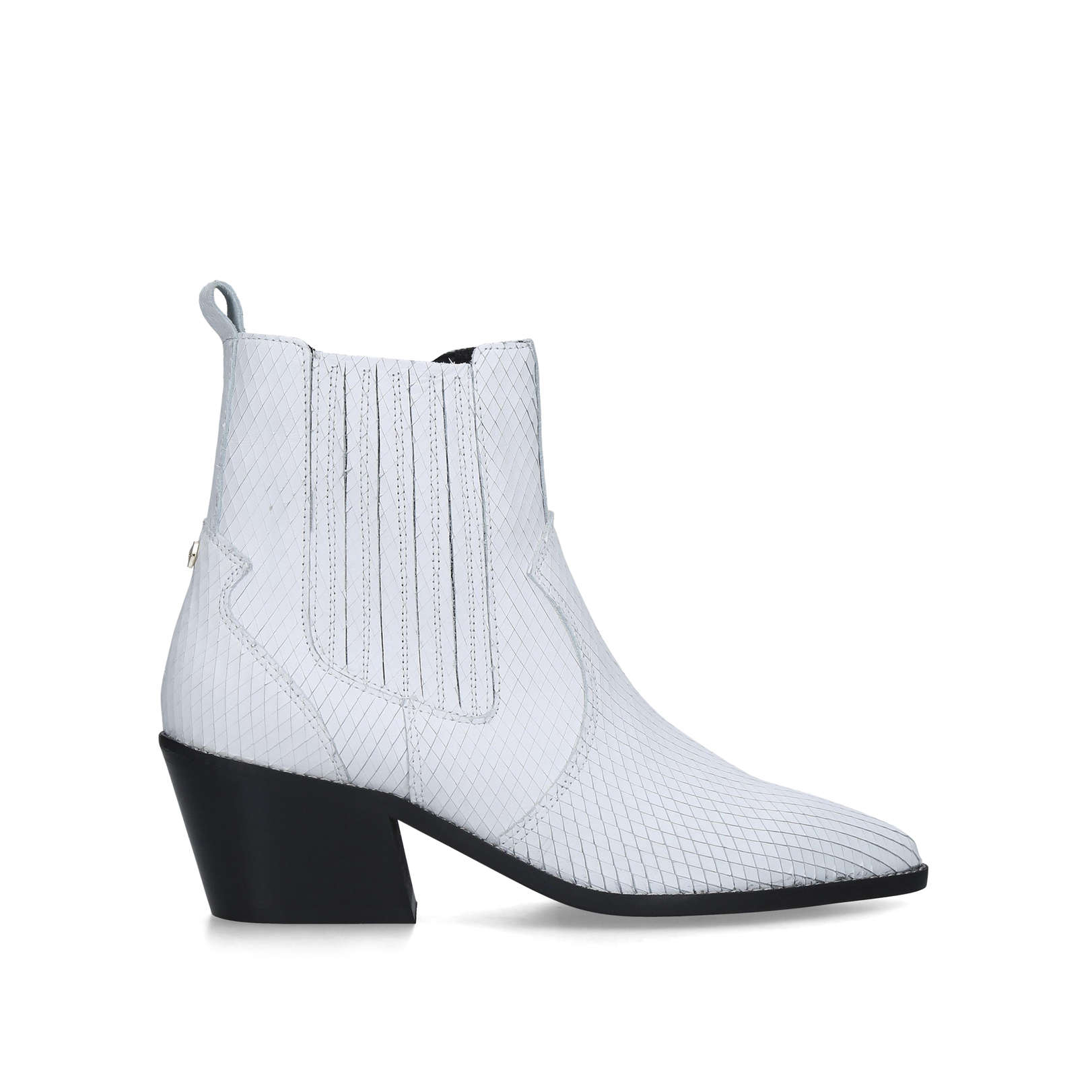 carvela silver ankle boots