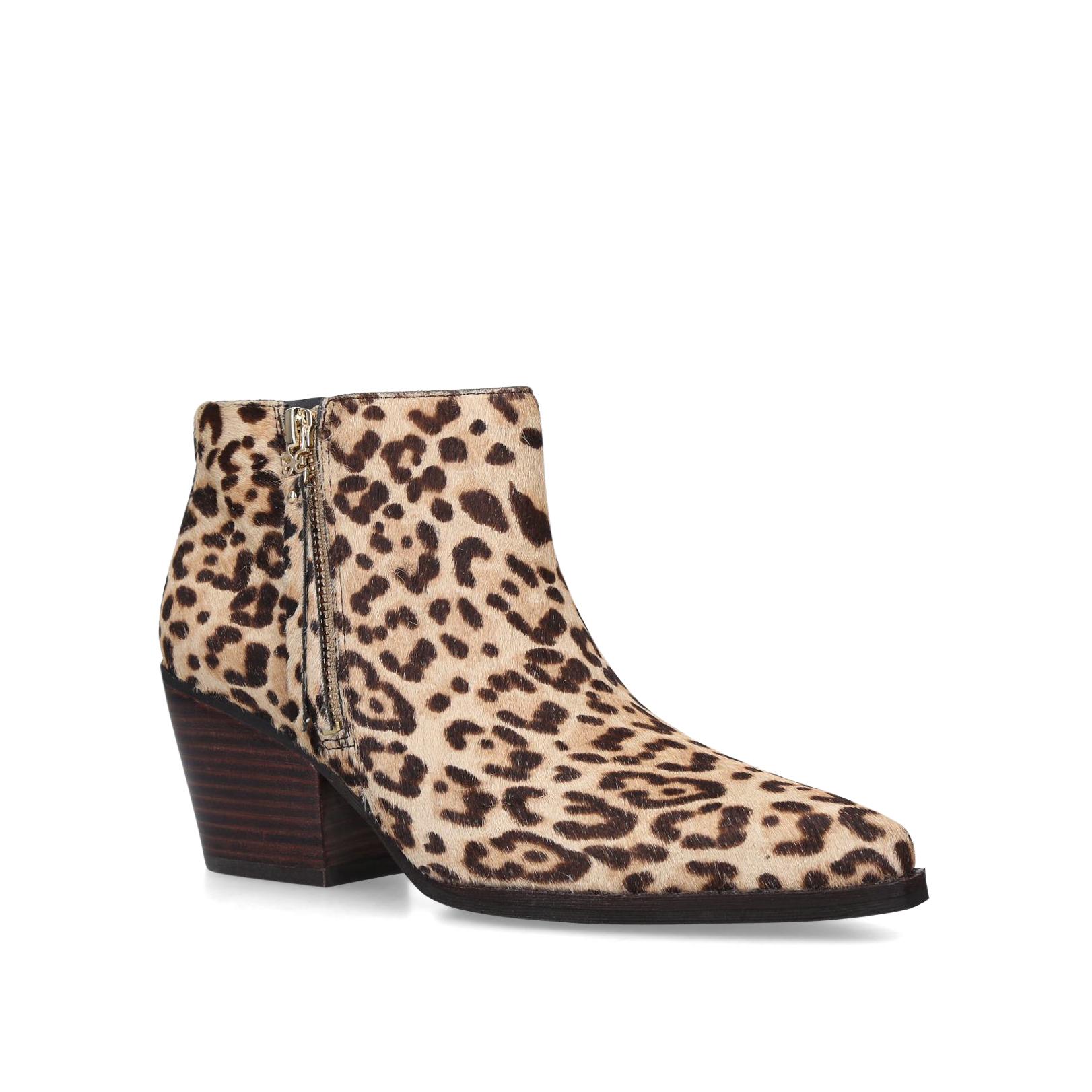 sam edelman walden leopard booties