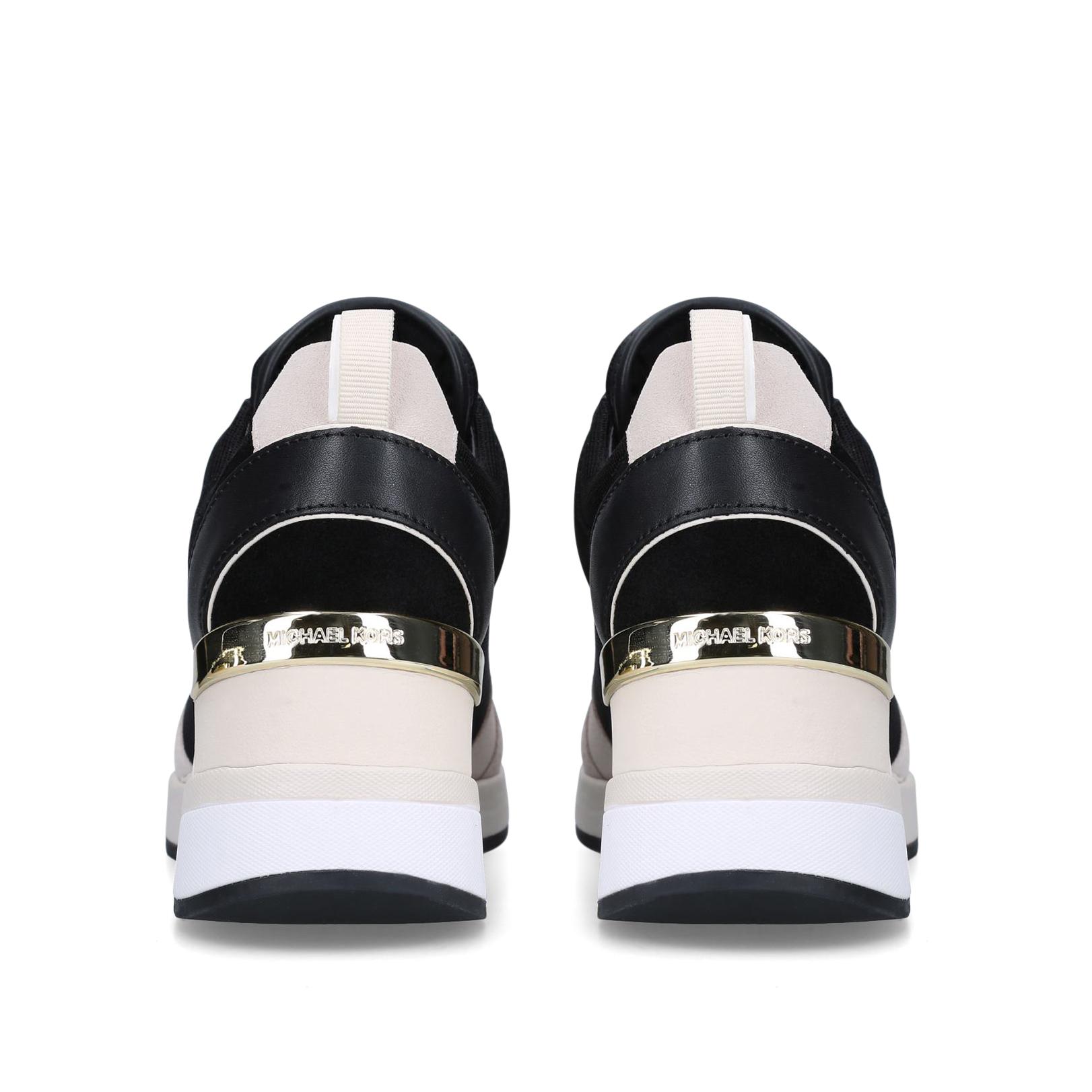 michael kors georgie leather trainer