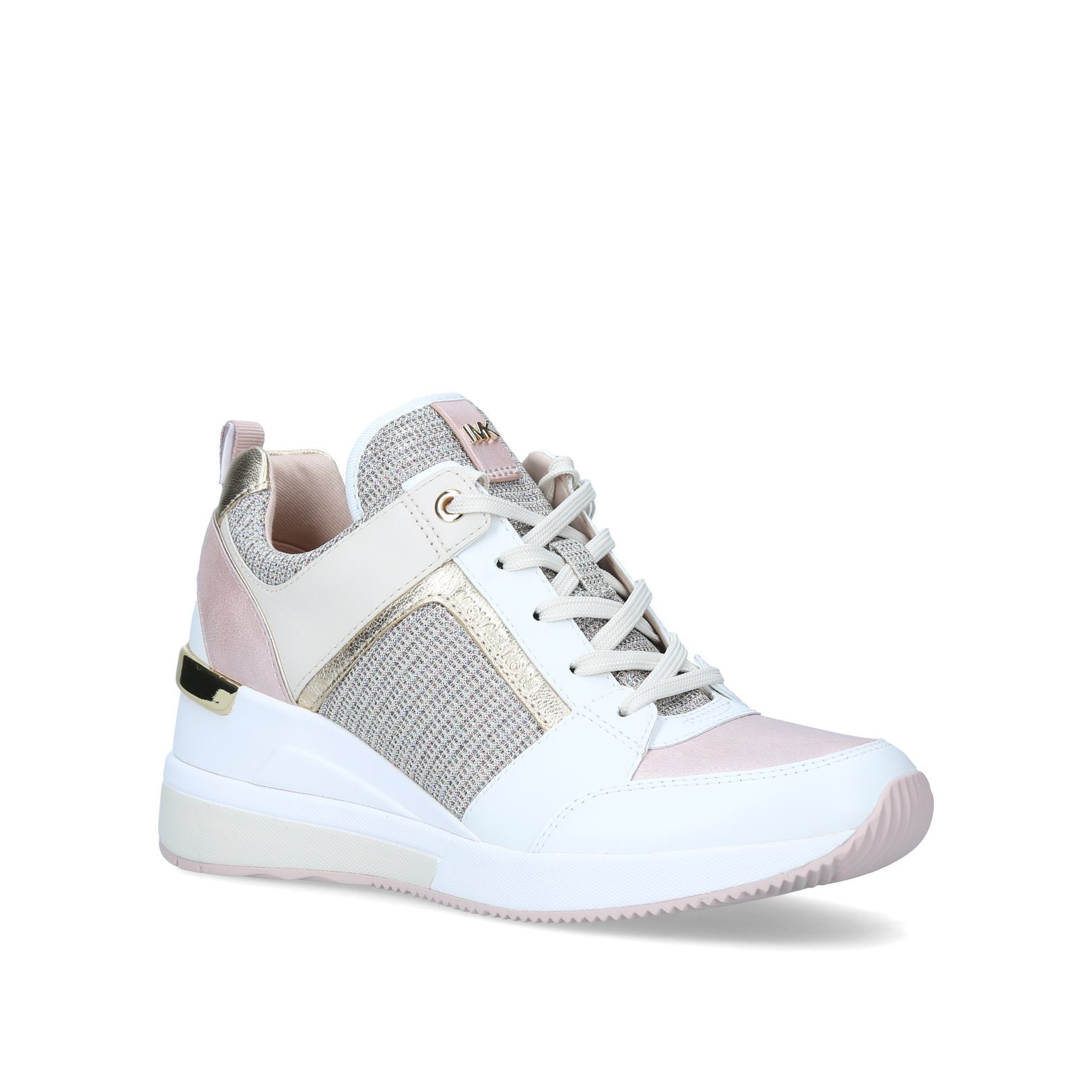 michael kors georgie leather trainer