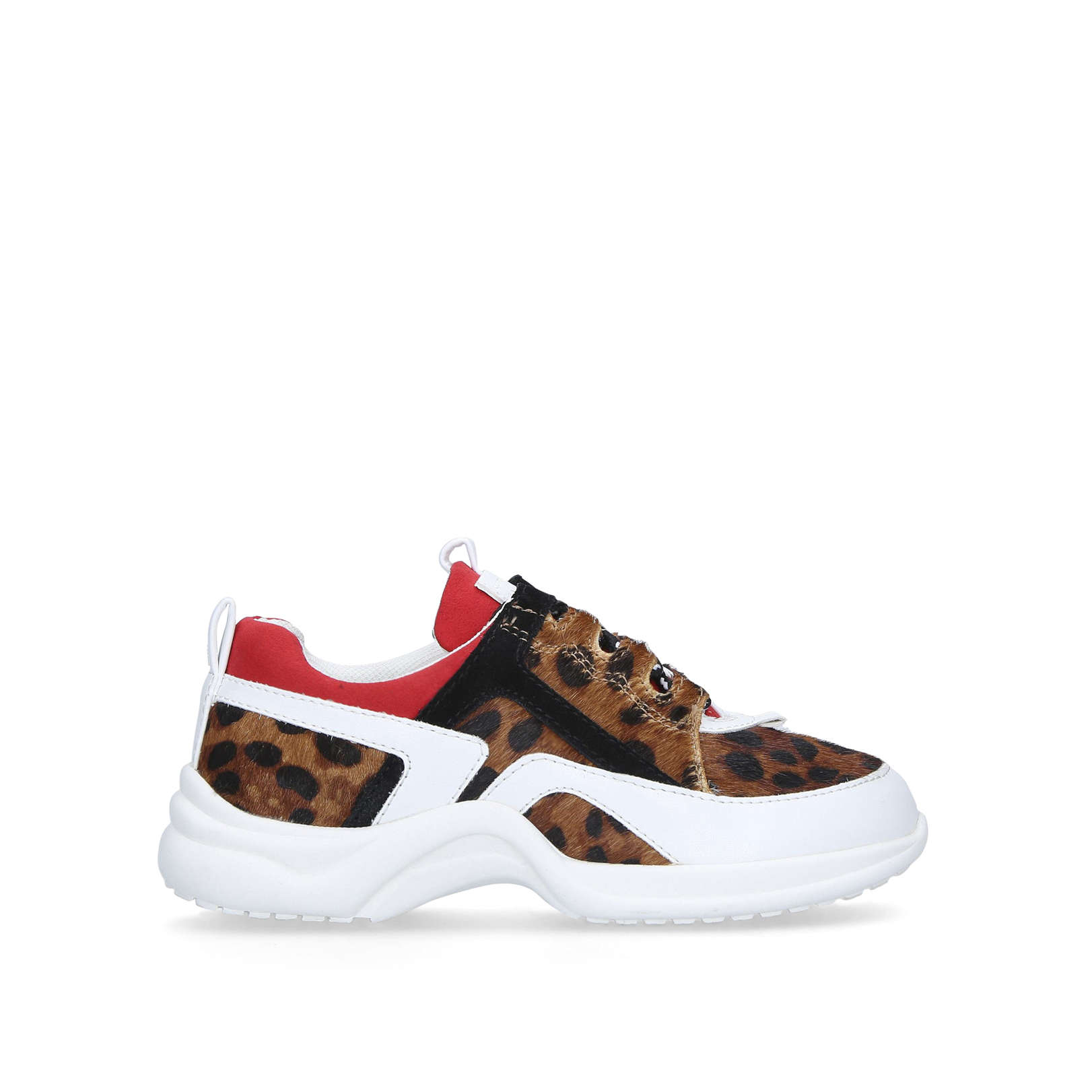 leopard print chunky trainers