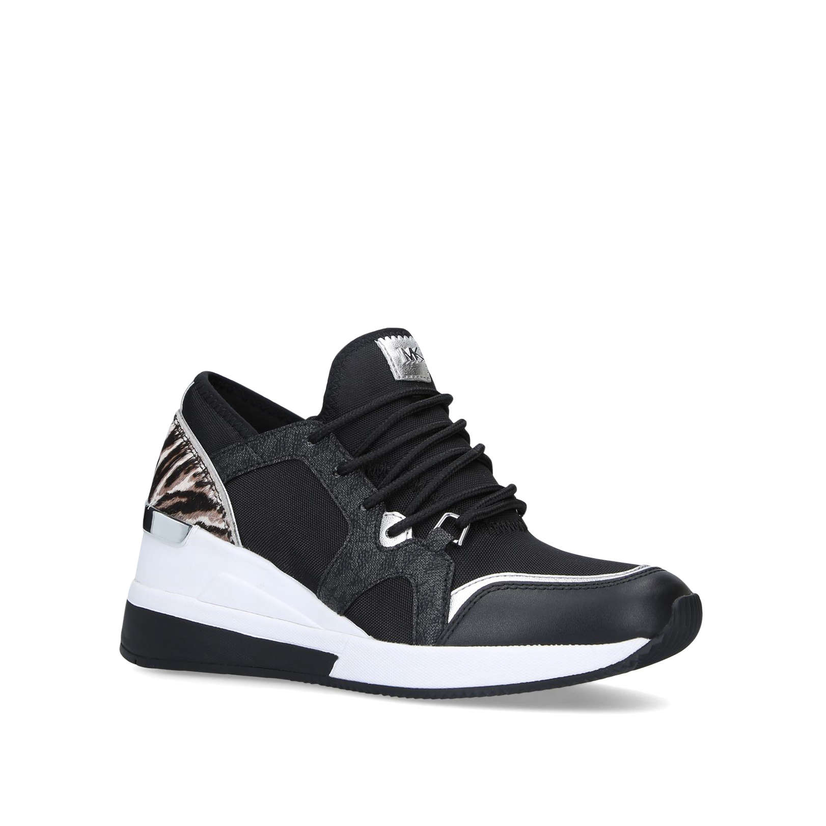 michael kors liv trainer sneakers oxblood