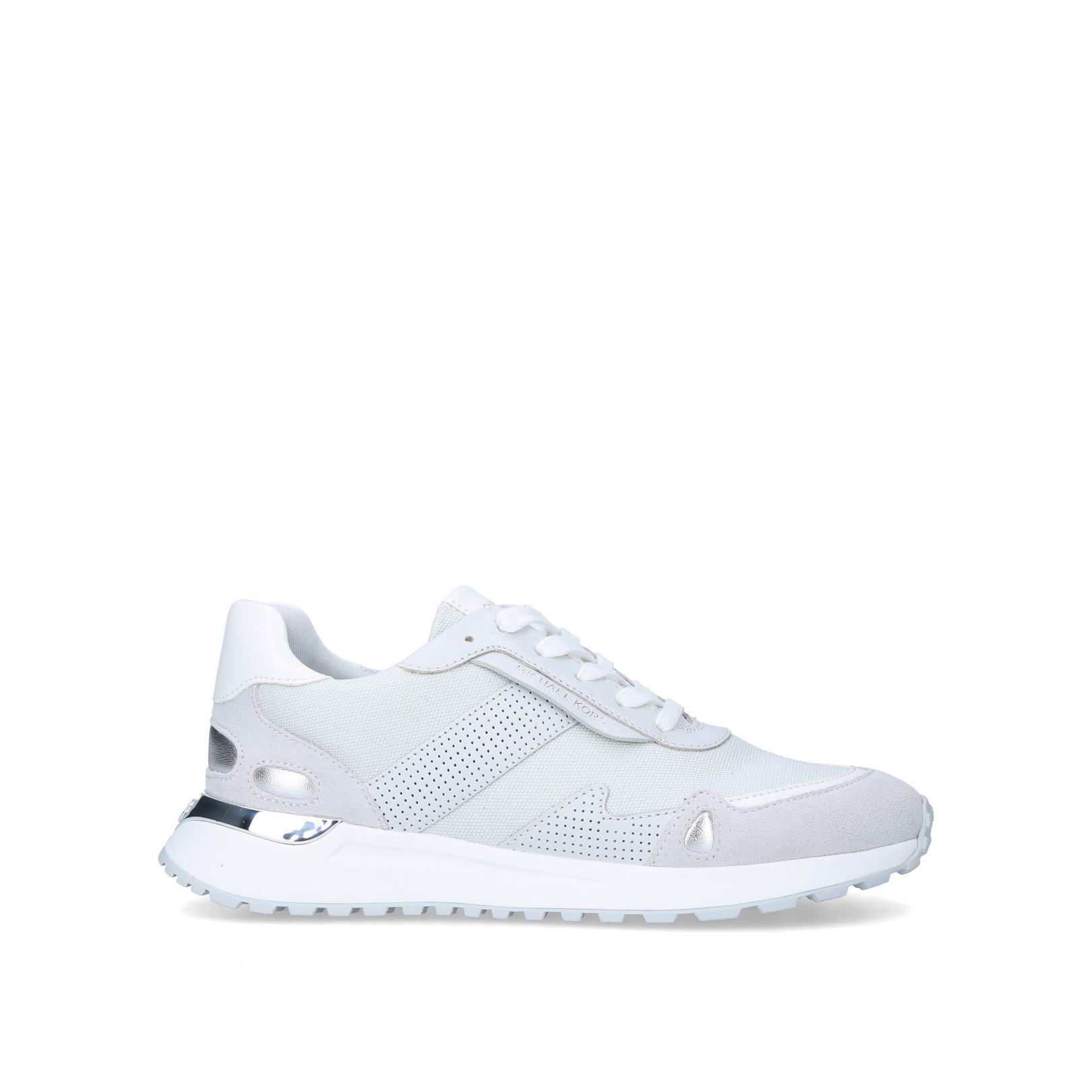 monroe mesh and leather trainer