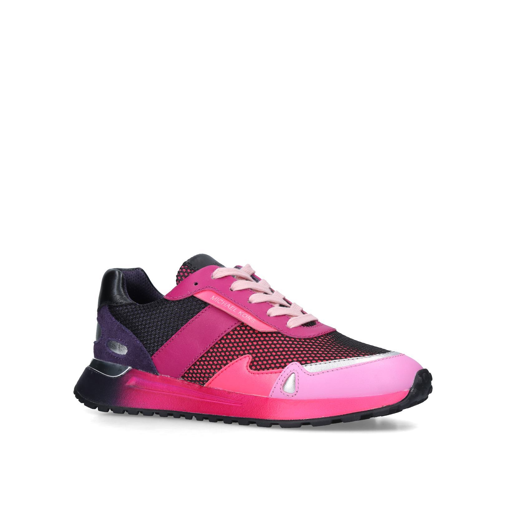 monroe mesh and leather trainer