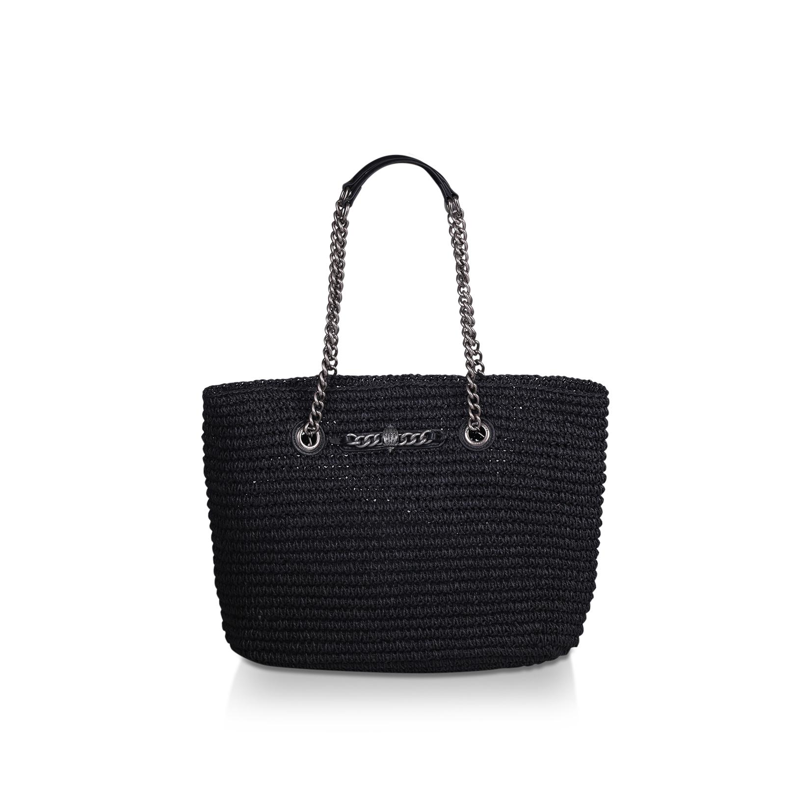 kurt geiger raffia bag