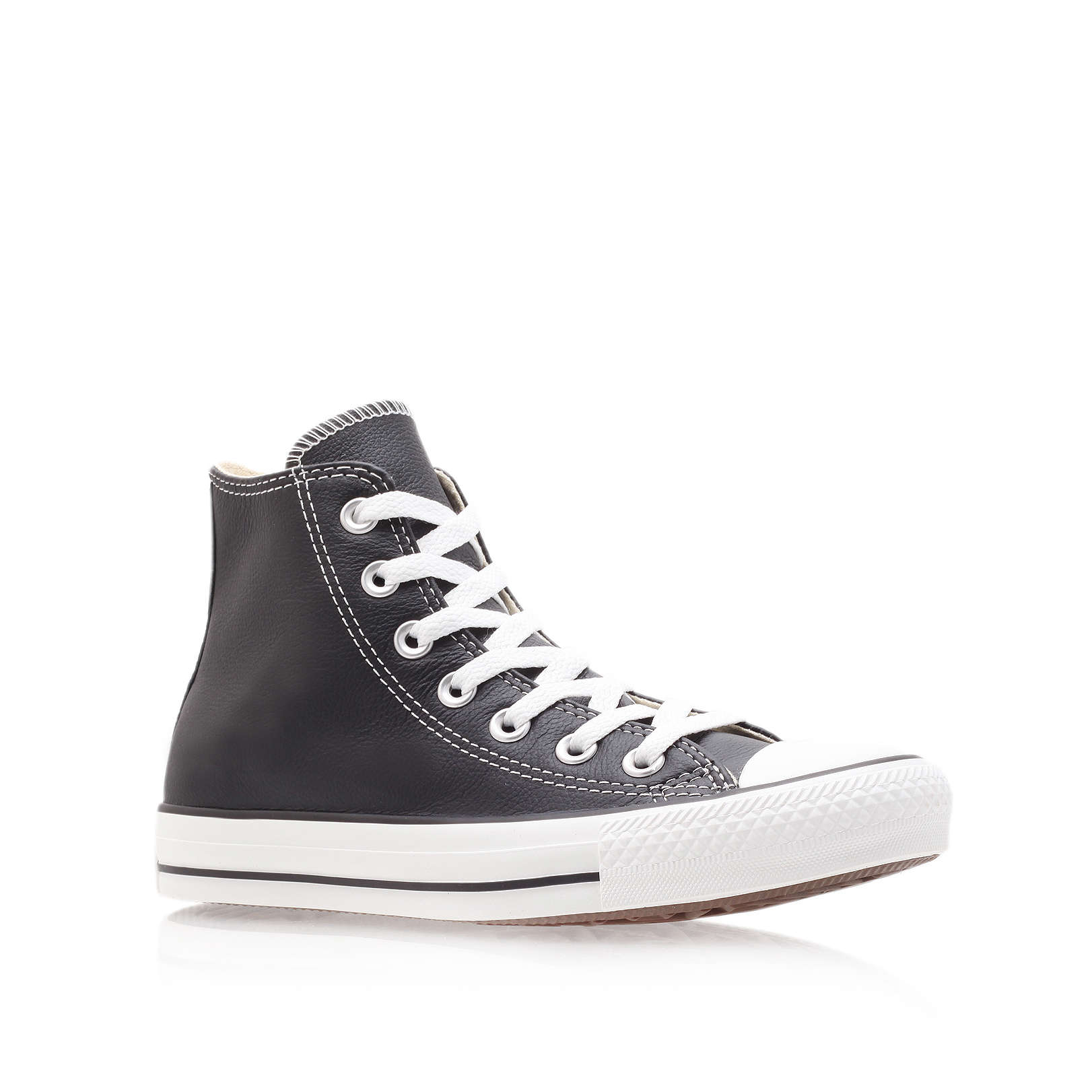 CT LEATHER HI Converse Ct Leather Hi Black Casuals by CONVERSE