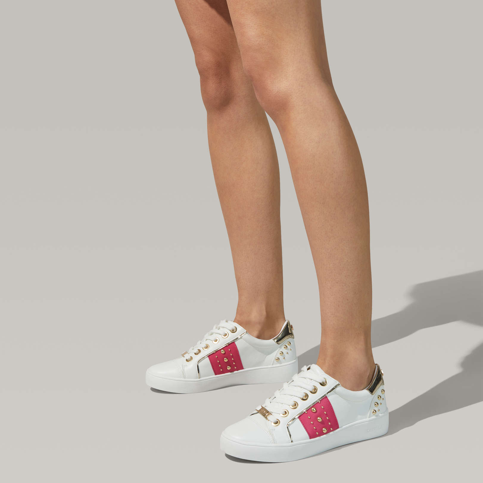 carvela pink trainers