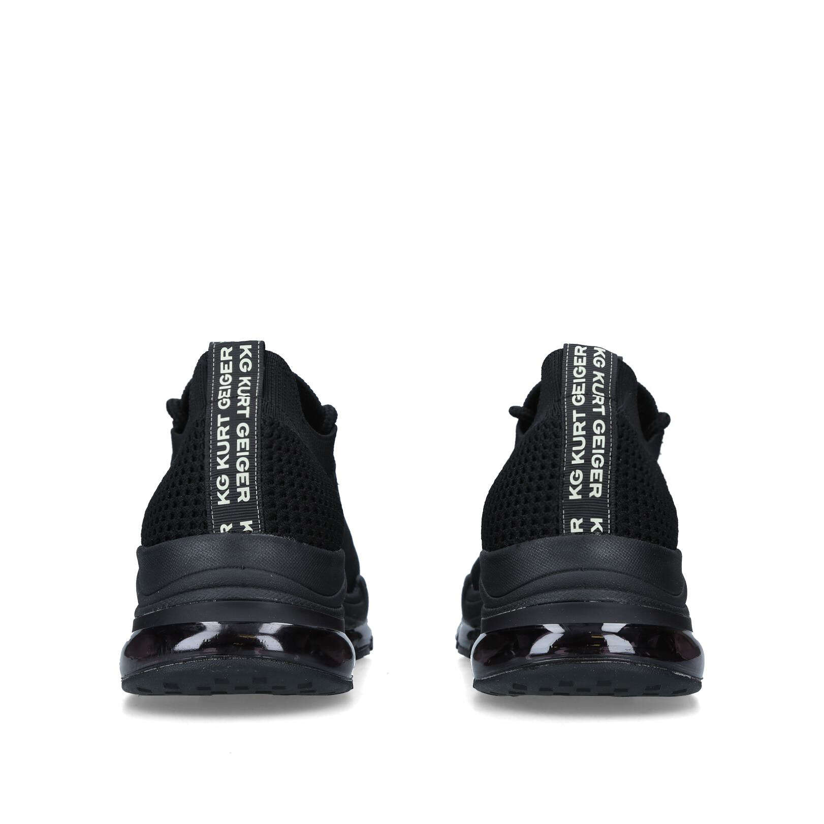 kg by kurt geiger chunky trainer in black
